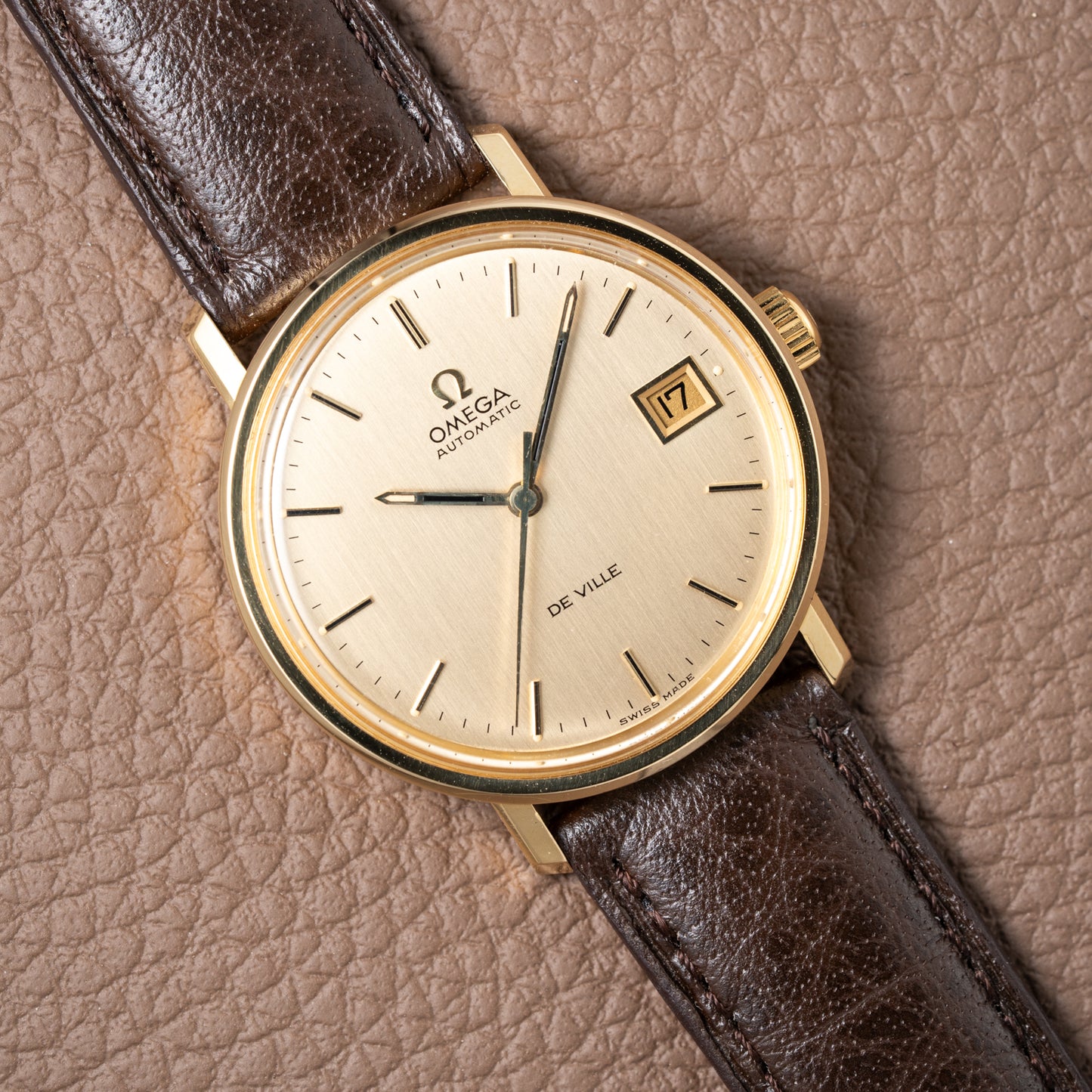Omega De Ville Automatic Ref. 166.7270 in 18K Yellow Gold from 1969