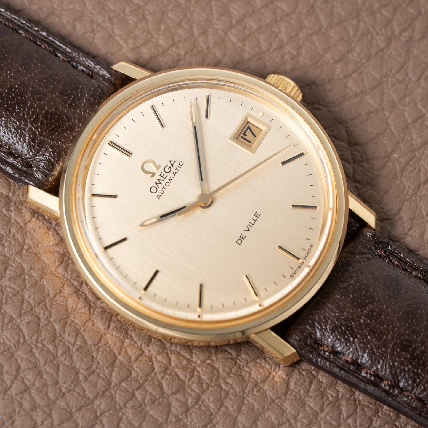 Omega De Ville Automatic Ref. 166.7270 in 18K Yellow Gold from 1969