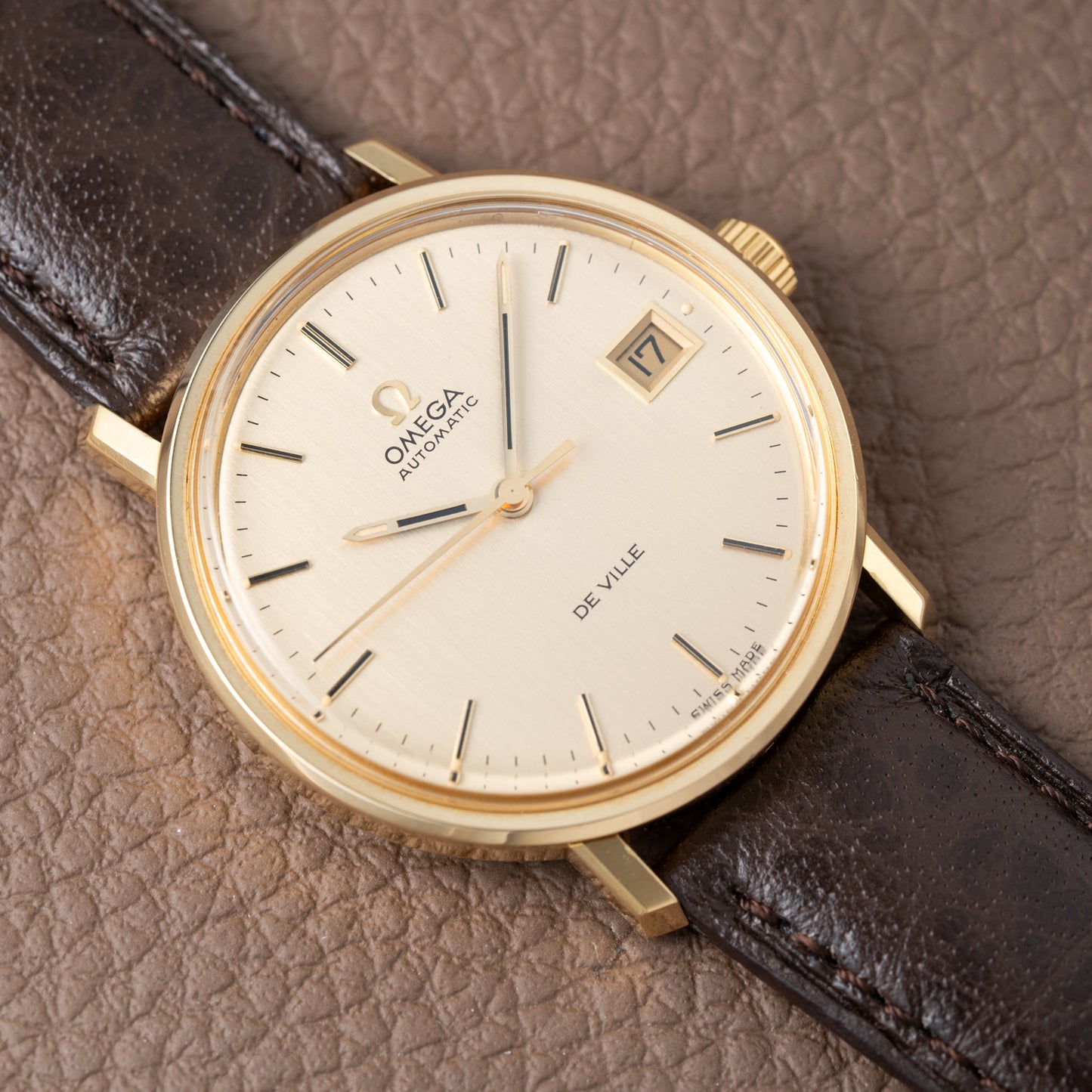 Omega De Ville Automatic Ref. 166.7270 in 18K Yellow Gold from 1969