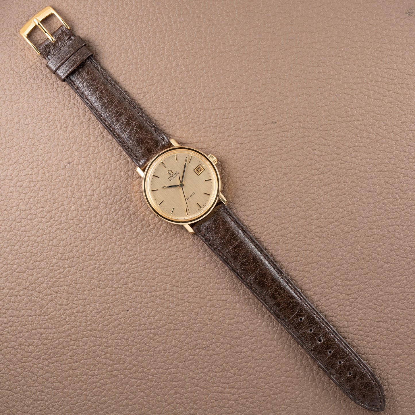 Omega De Ville Automatic Ref. 166.7270 in 18K Yellow Gold from 1969