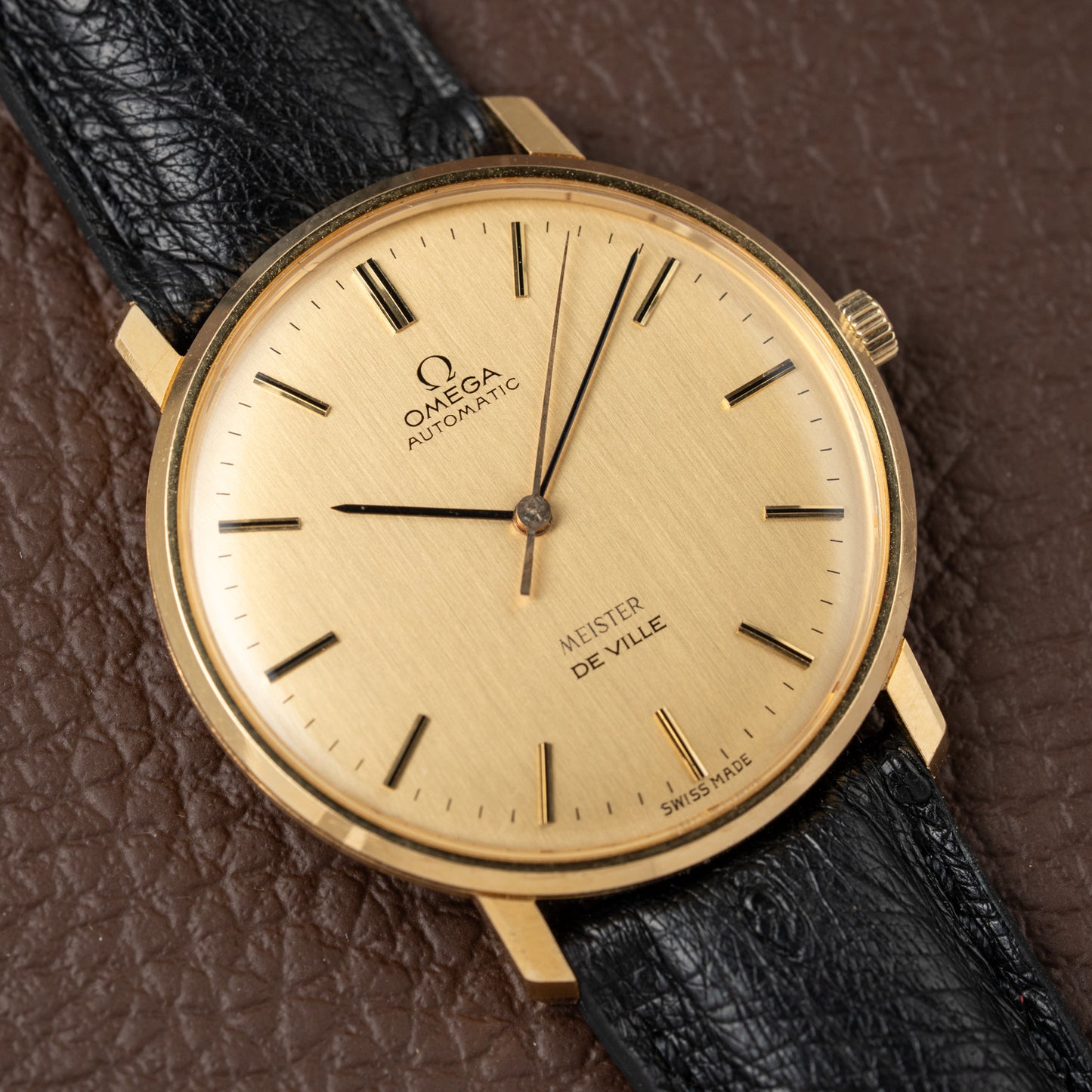 Omega De Ville Automatic 'Meister' in 18K Yellow Gold with OM Dial from 1966