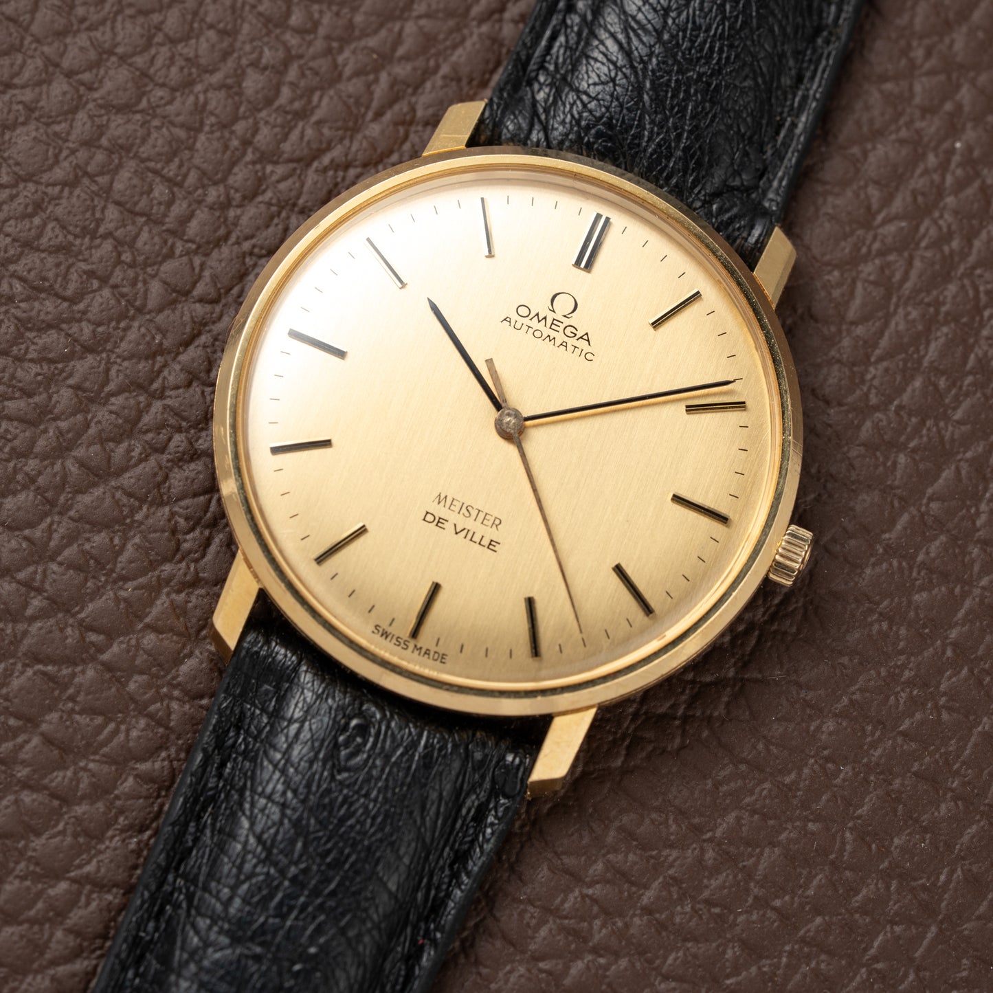 Omega De Ville Automatic 'Meister' in 18K Yellow Gold with OM Dial from 1966