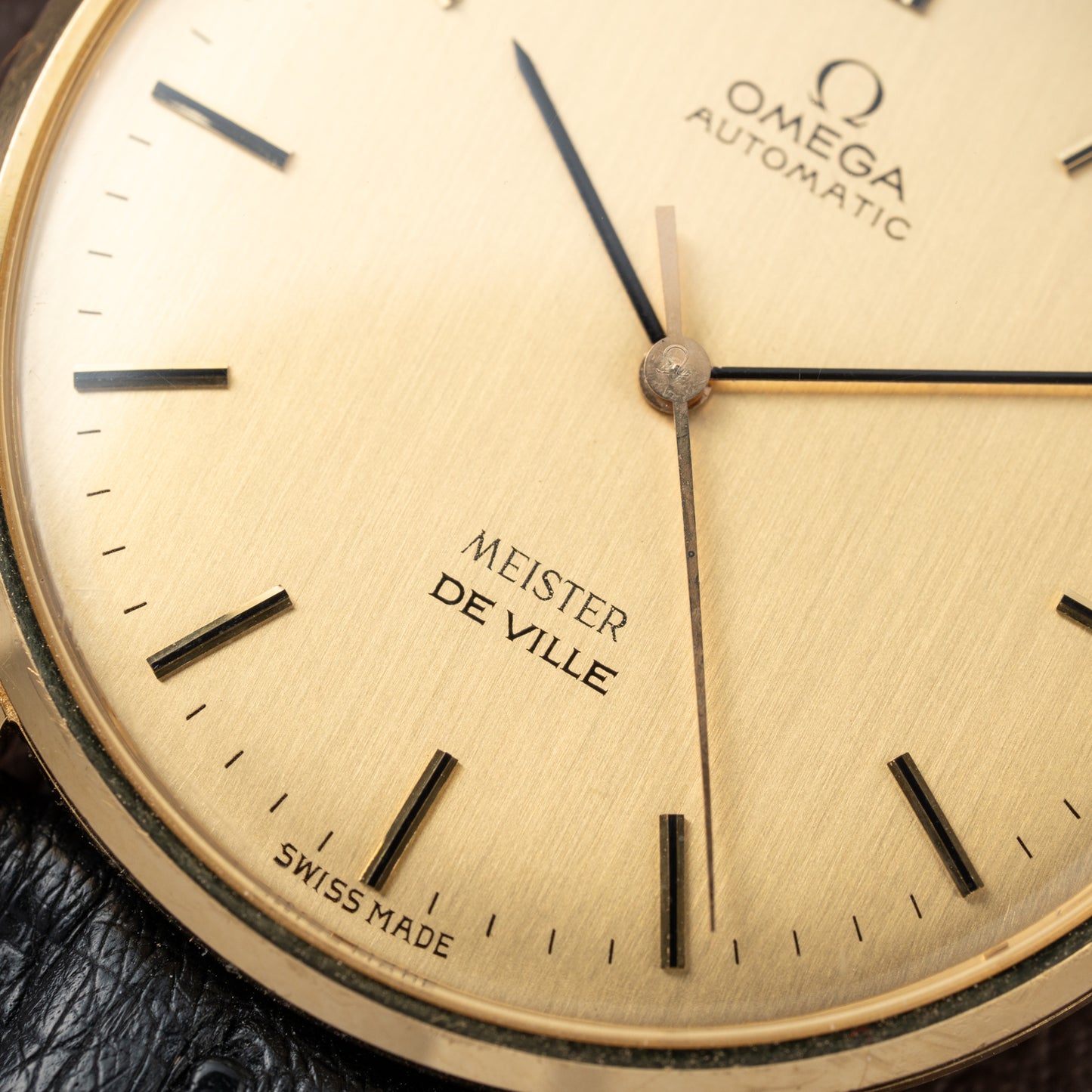 Omega De Ville Automatic 'Meister' in 18K Yellow Gold with OM Dial from 1966