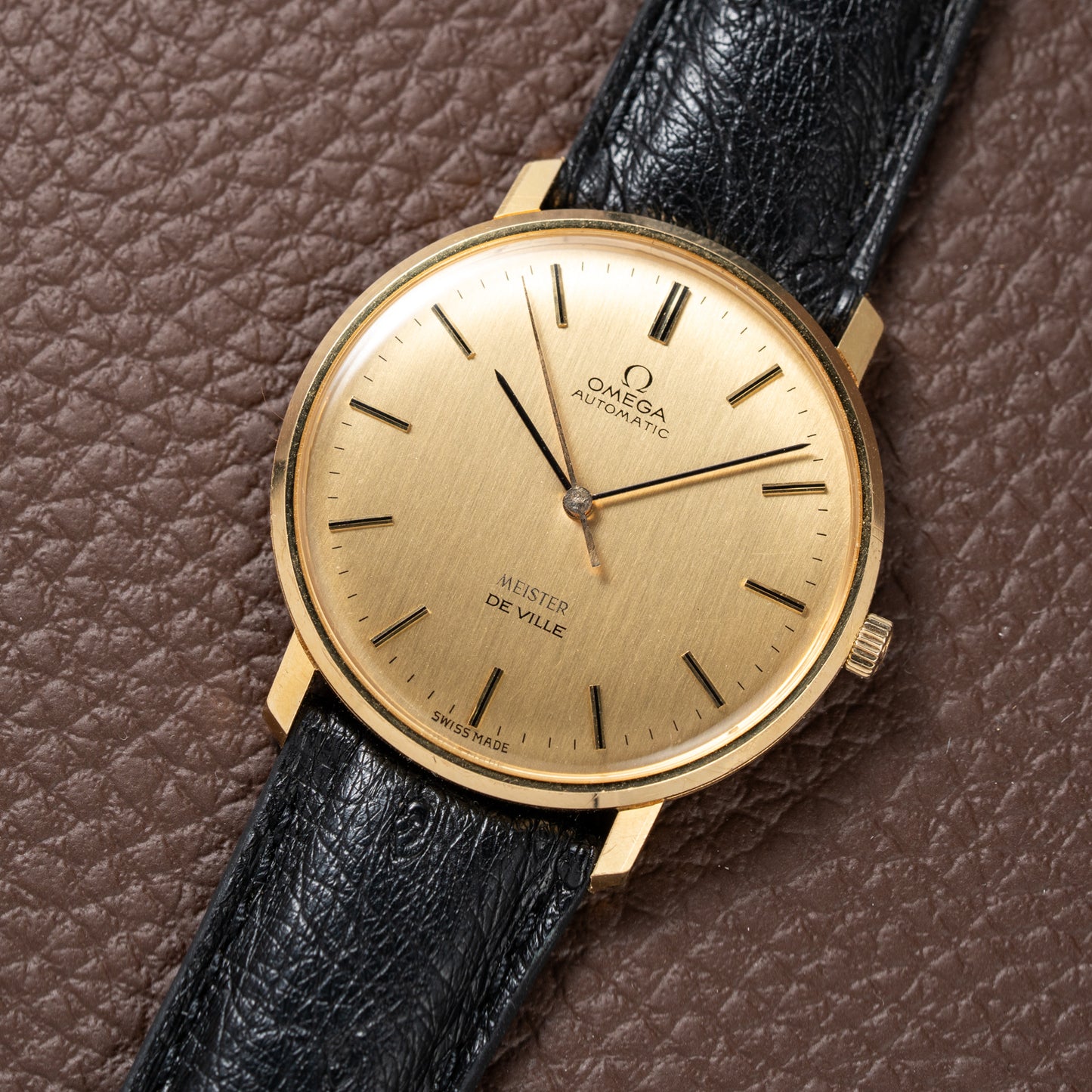 Omega De Ville Automatic 'Meister' in 18K Yellow Gold with OM Dial from 1966
