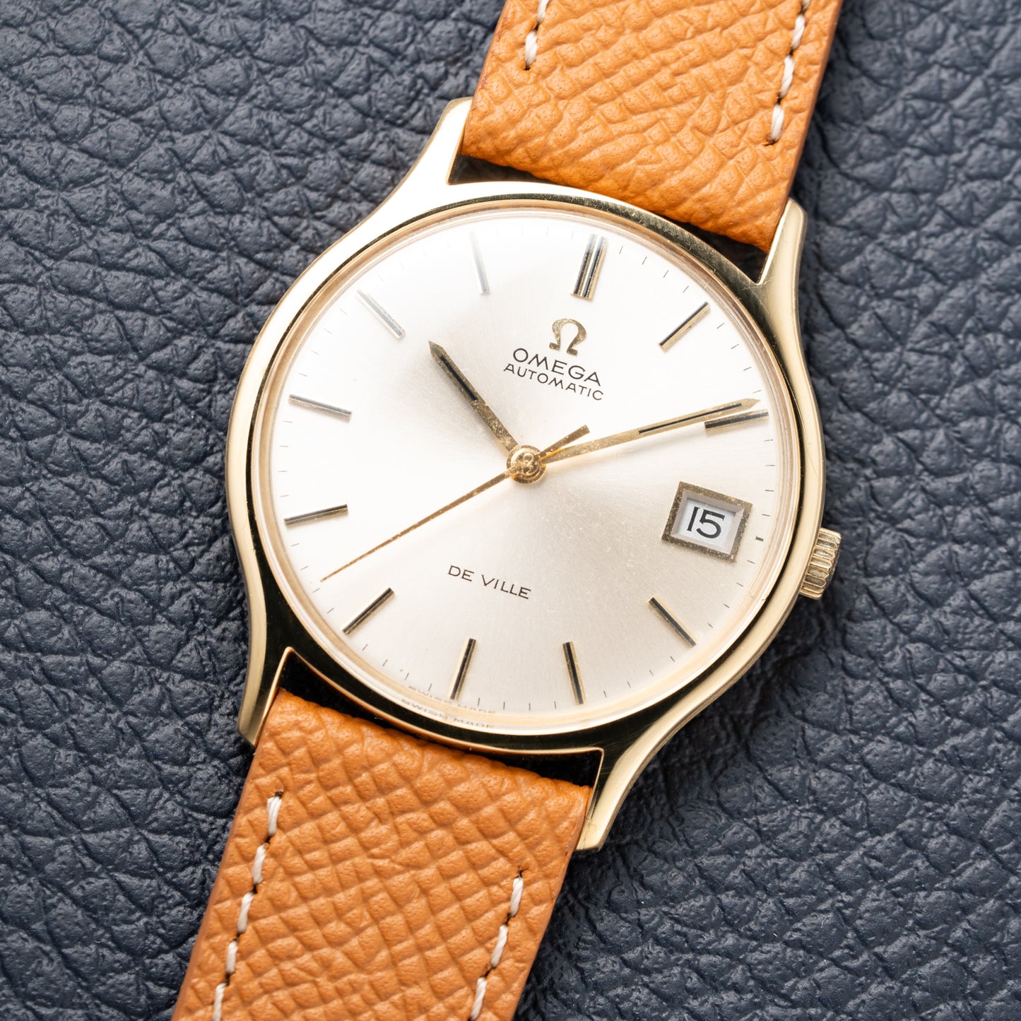 Omega De Ville Automatic Date 18K Gold Ref 162.046 from 1970
