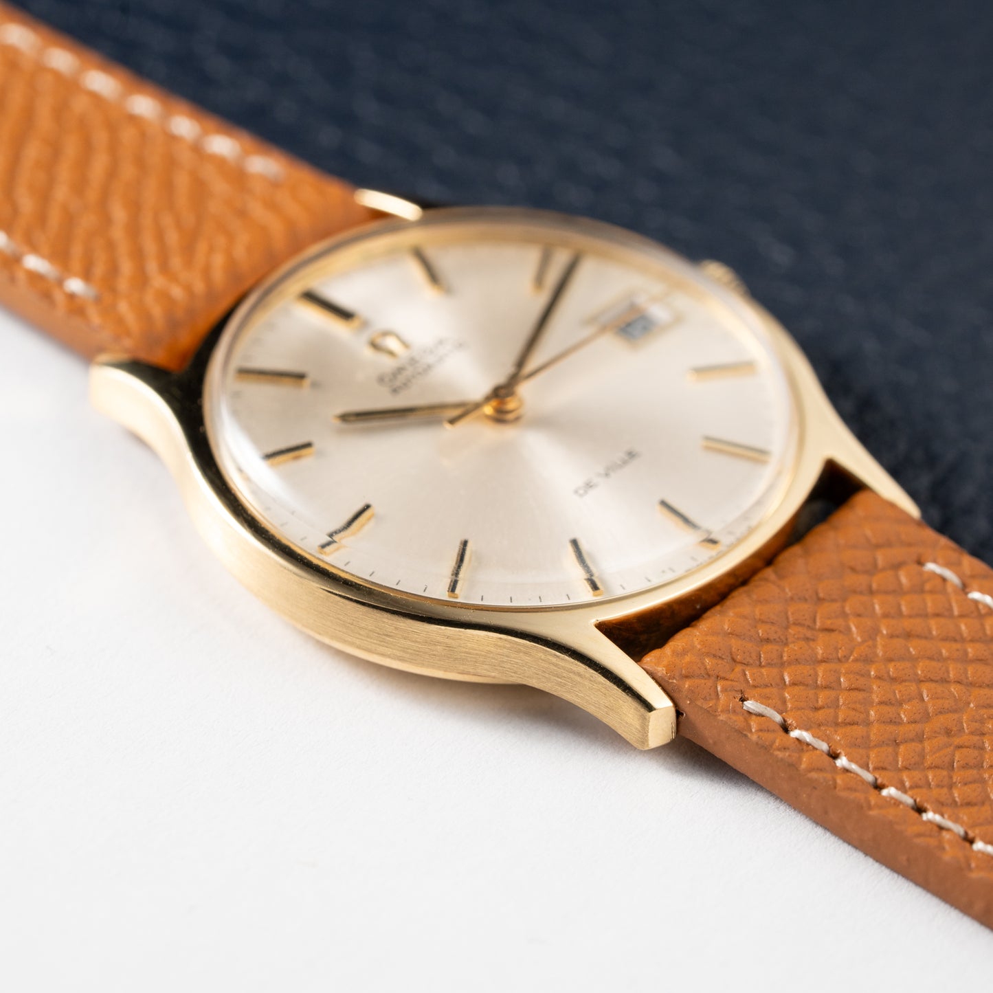 Omega De Ville Automatic Date 18K Gold Ref 162.046 from 1970
