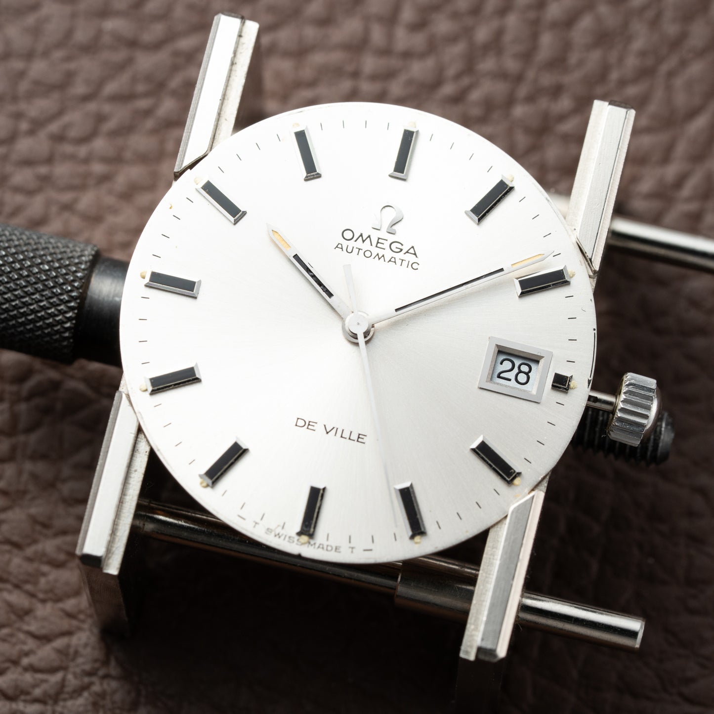 Omega De Ville Automatic Steel Calibre 1002 from 1971 Ref 166.051