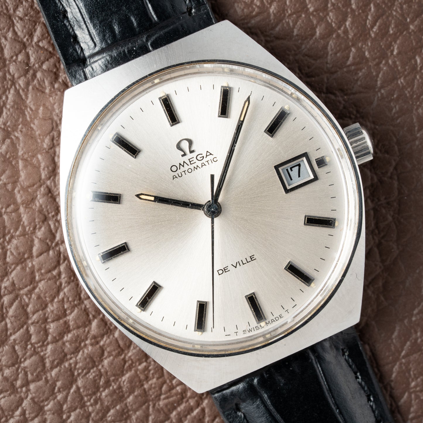 Omega De Ville Automatic Steel Calibre 1002 from 1971 Ref 166.051