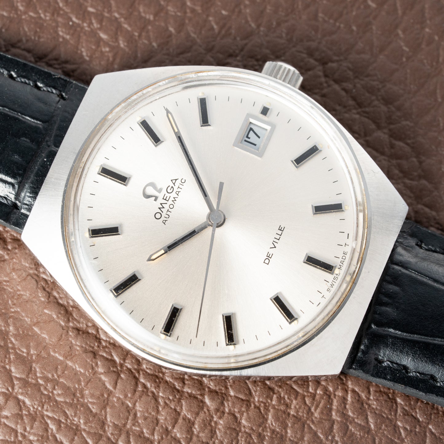 Omega De Ville Automatic Steel Calibre 1002 from 1971 Ref 166.051