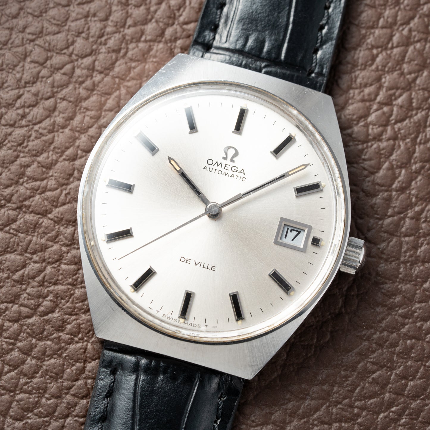 Omega De Ville Automatic Steel Calibre 1002 from 1971 Ref 166.051