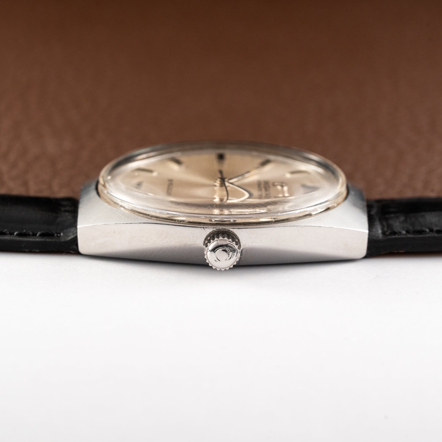 Omega De Ville Automatic Steel Calibre 1002 from 1971 Ref 166.051