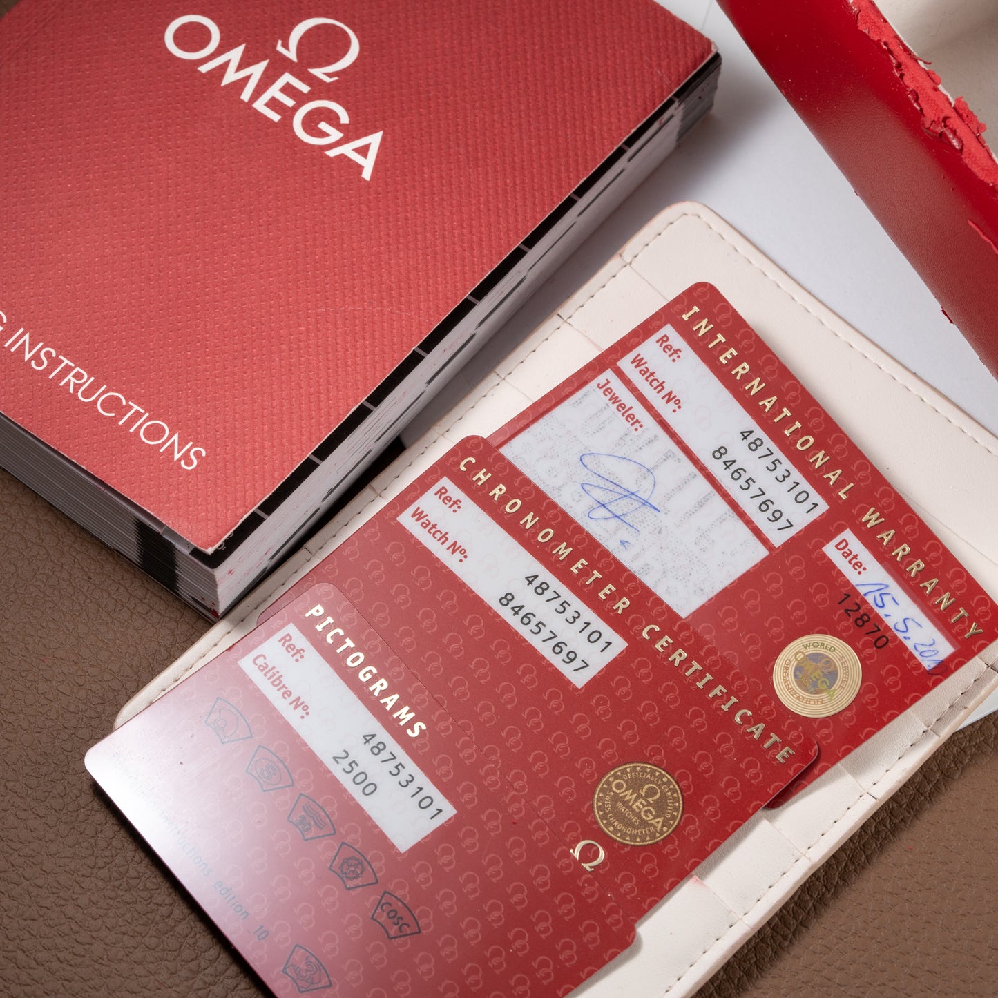 Omega De Ville Prestige Co-Axial Chronometer Ref. 4875.31.01 Full Set Cal. 2500 from 2010