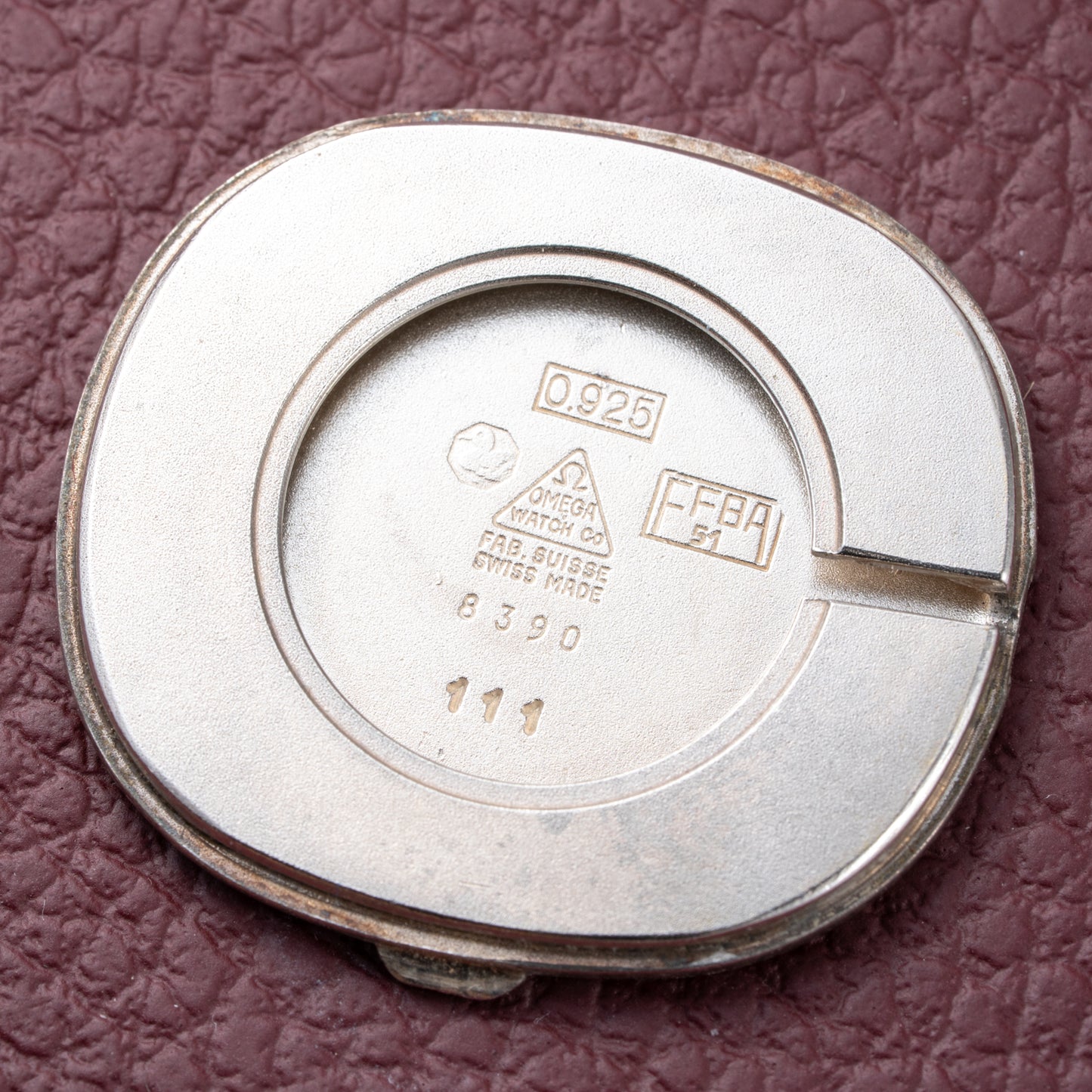Omega De Ville Jeux d’Argent 925 Sterling Silver Moiré Two Tone Dial Ref. 8390 from 1973