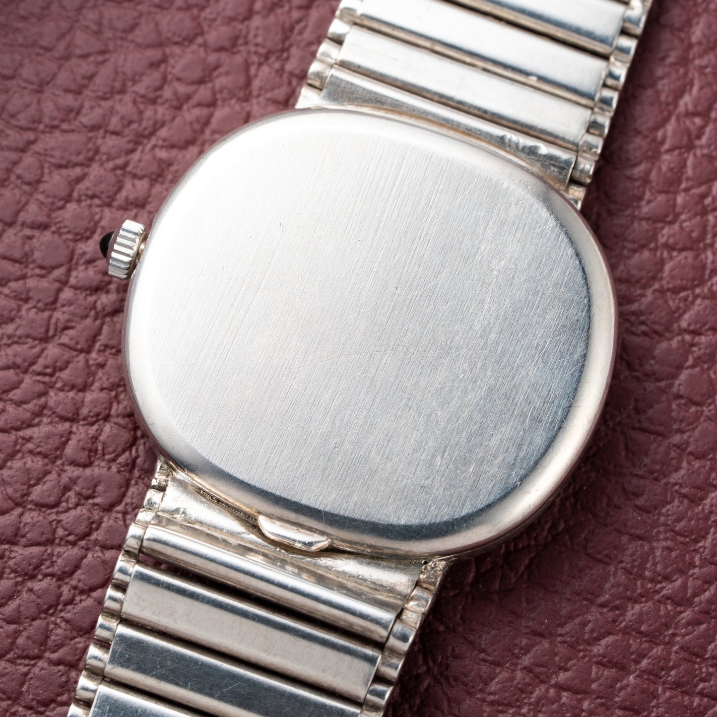 Omega De Ville Jeux d’Argent 925 Sterling Silver Moiré Two Tone Dial Ref. 8390 from 1973