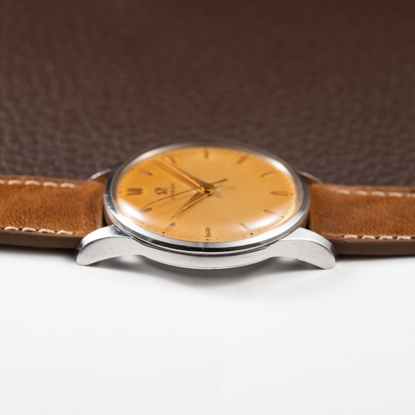 Omega Dress Watch Jumbo Centre Seconds Patina Dial Ref. 2810 from 1955