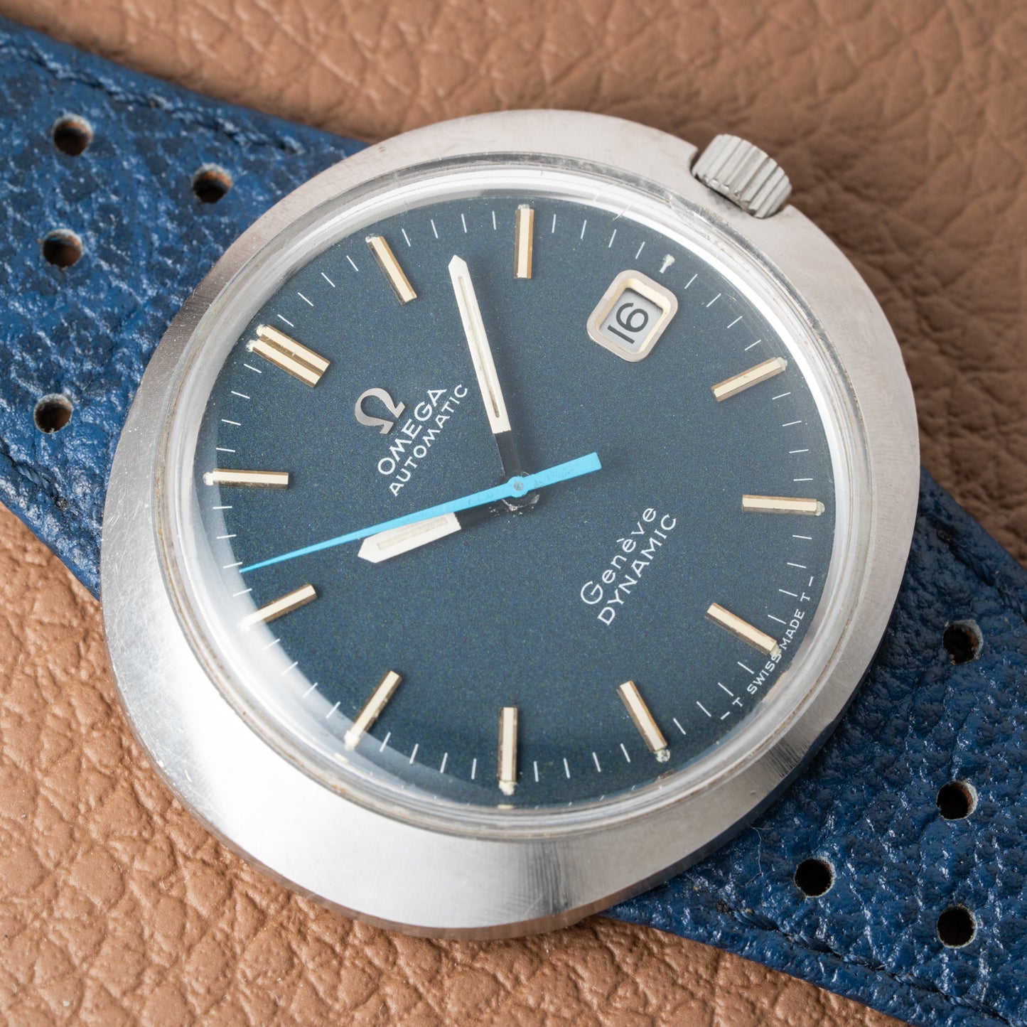 Omega Dynamic Genève Automatic Blue Dial Ref. 166.039 from 1968
