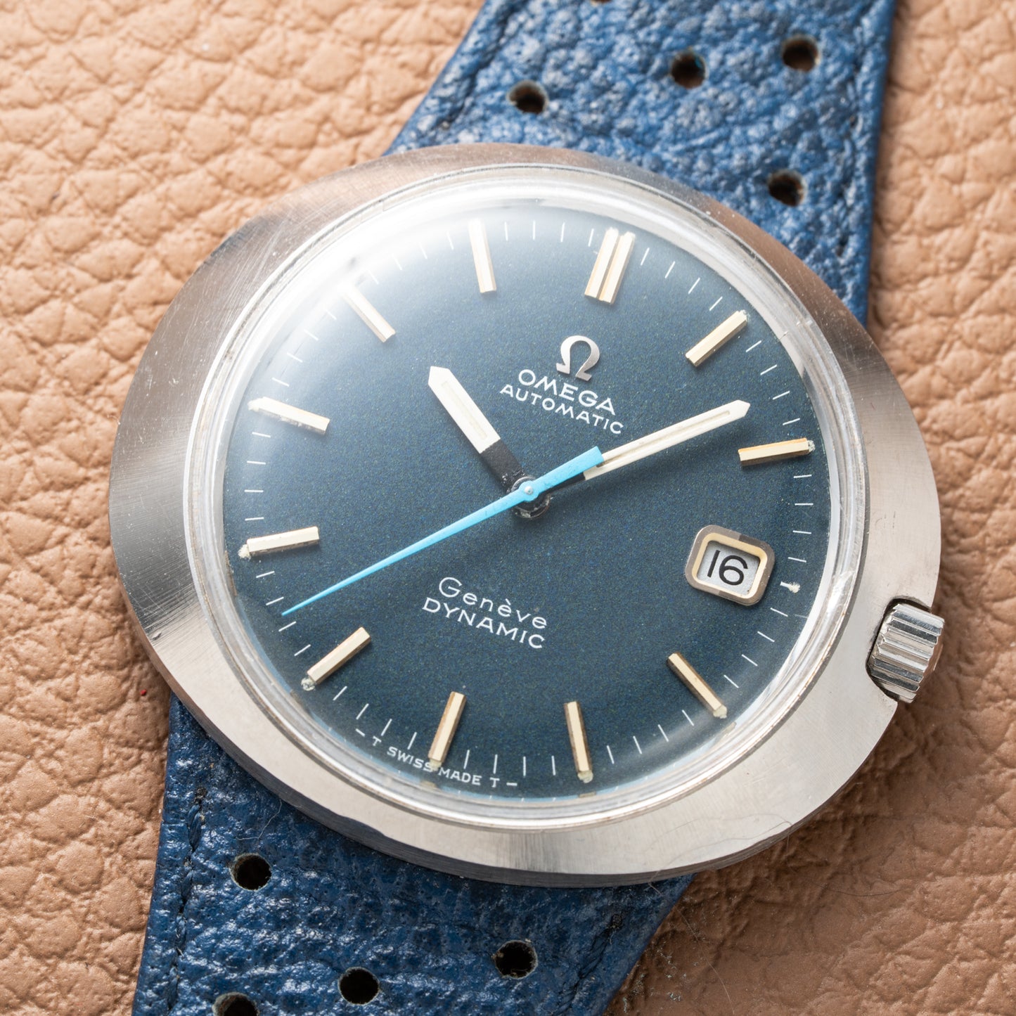 Omega Dynamic Genève Automatic Blue Dial Ref. 166.039 from 1968