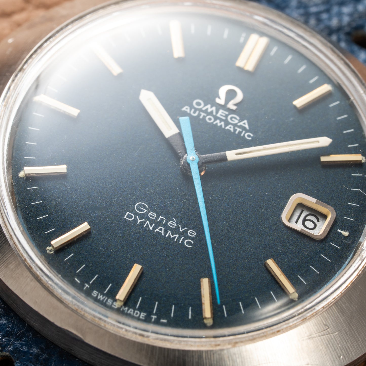 Omega Dynamic Genève Automatic Blue Dial Ref. 166.039 from 1968