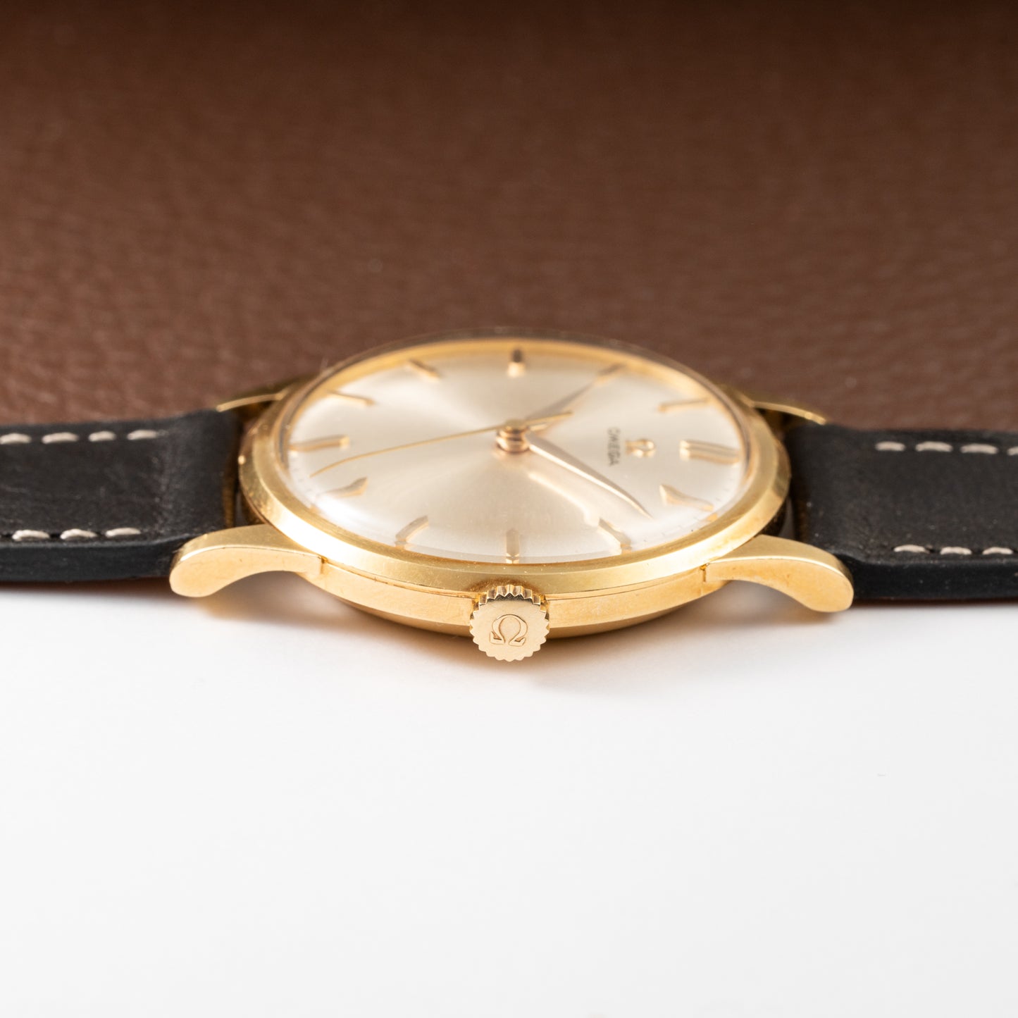 Omega Oversize Dress Watch 18k Yellow Gold Ref 14708 Cal 285 from 1961