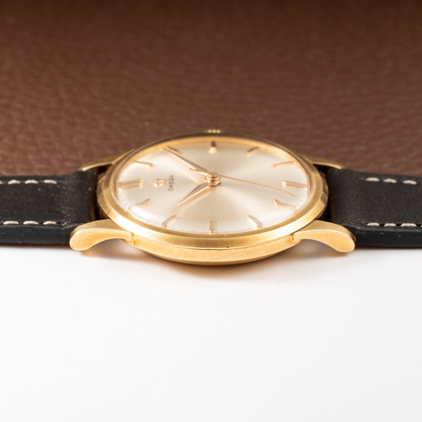 Omega Oversize Dress Watch 18k Yellow Gold Ref 14708 Cal 285 from 1961