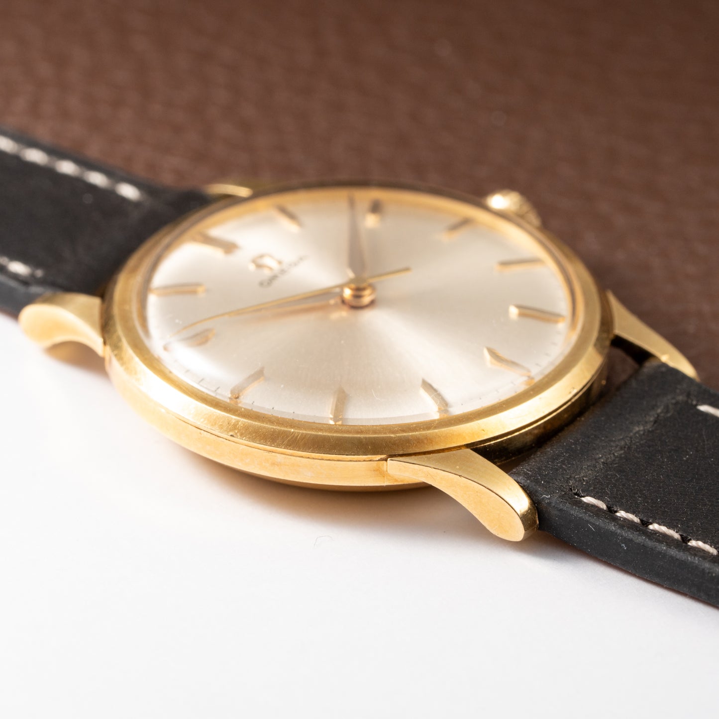 Omega Oversize Dress Watch 18k Yellow Gold Ref 14708 Cal 285 from 1961