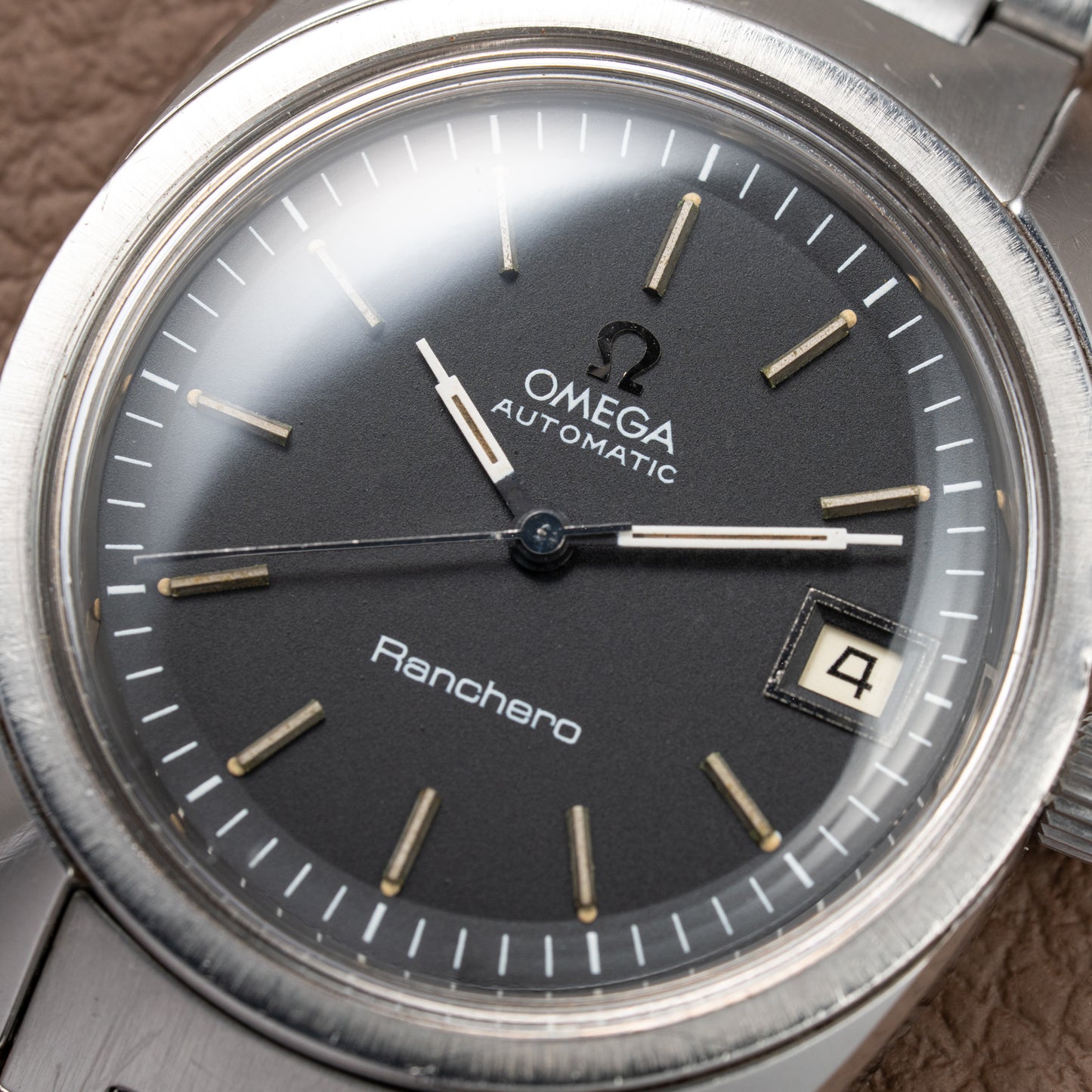 Omega Ranchero Automatic Black Dial Ref. 166.0218 – A Rare Belgian-Market Treasure from 1975