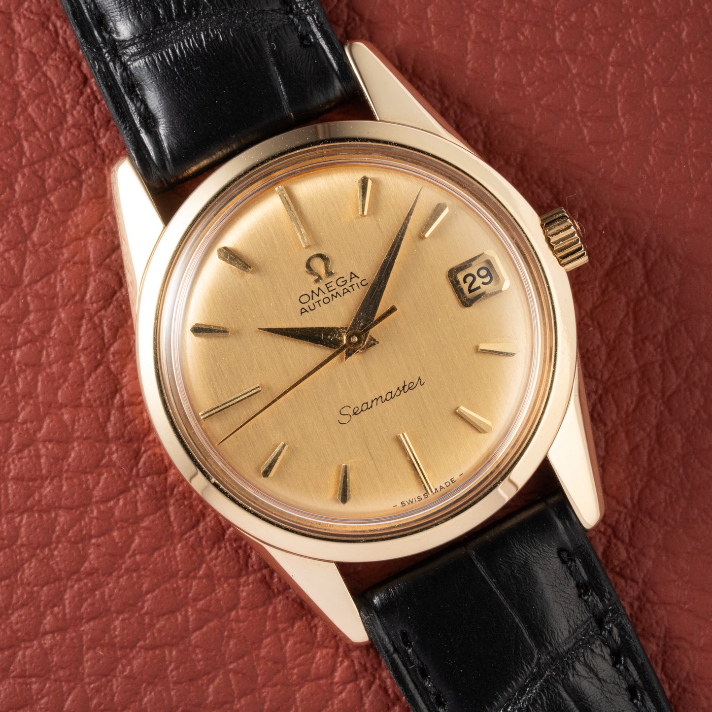Omega Seamaster De Luxe Automatic 14K 1960 OM Dial