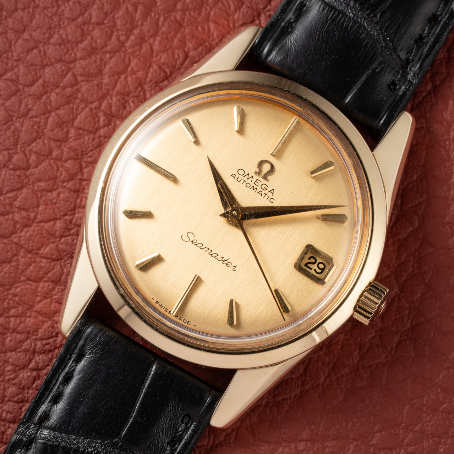 Omega Seamaster De Luxe Automatic 14K 1960 OM Dial