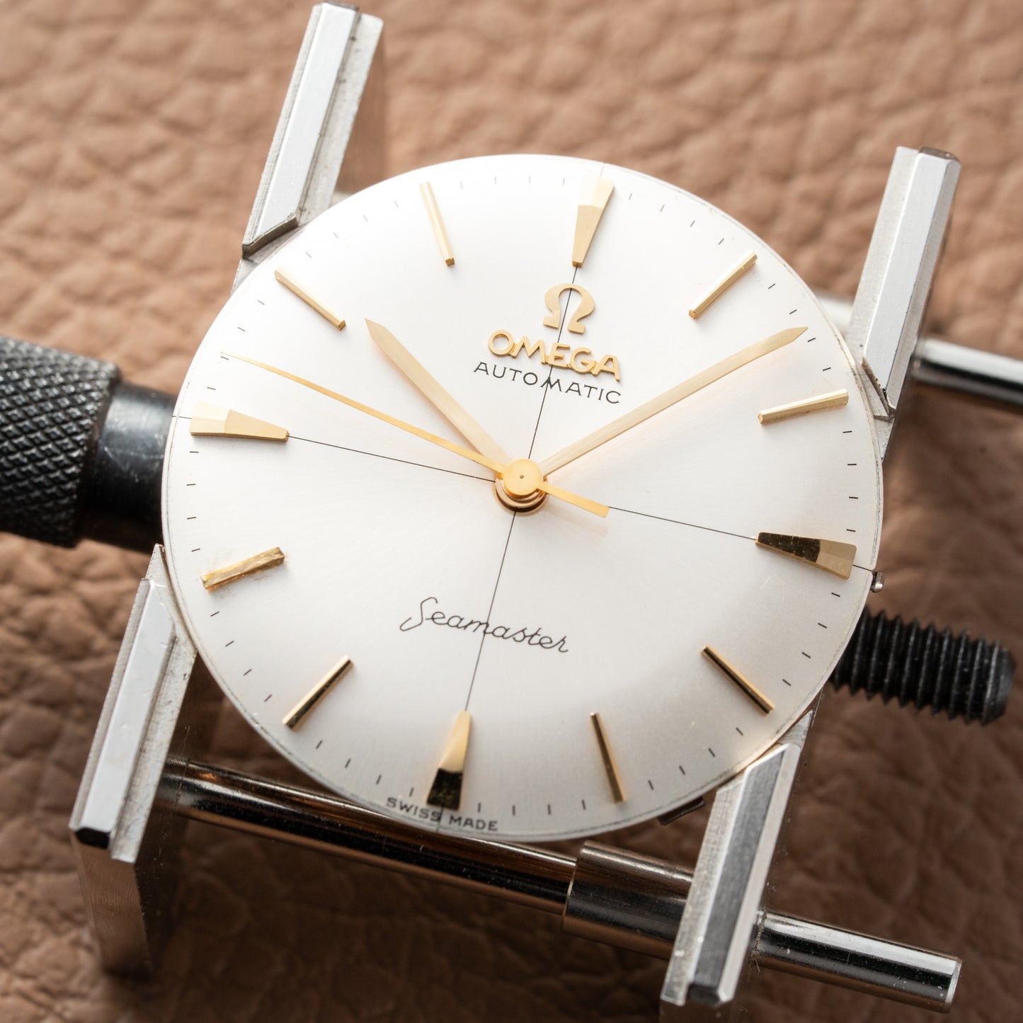 Omega Seamaster Automatic Crosshair Dial 18k Yellow Gold Ref. 14765 from 1959