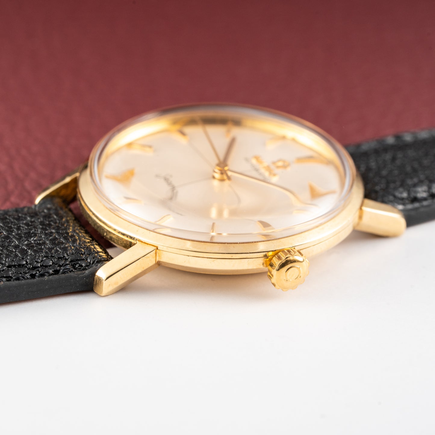 Omega Seamaster Automatic Crosshair Dial 18k Yellow Gold Ref. 14765 from 1959