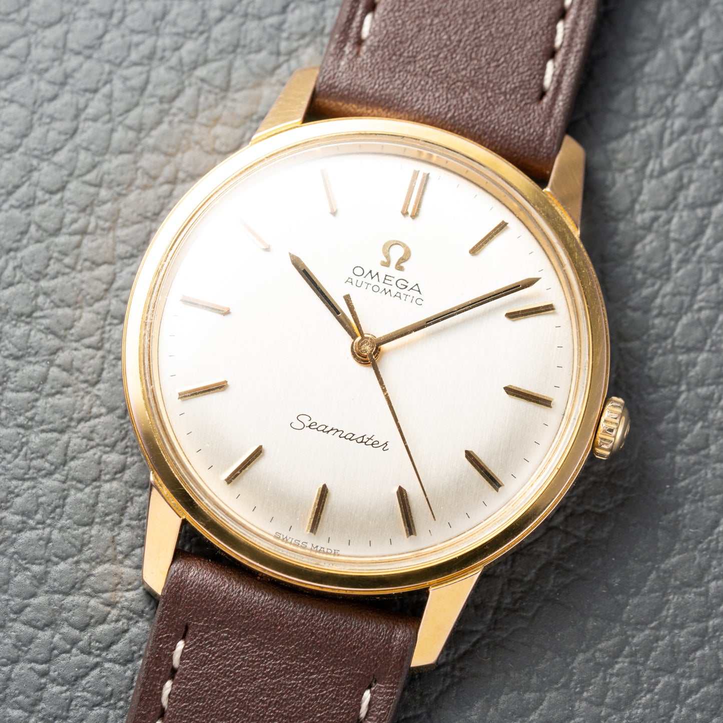 Omega Seamaster Automatic Gold Plated from 1966 Ref. 165.002