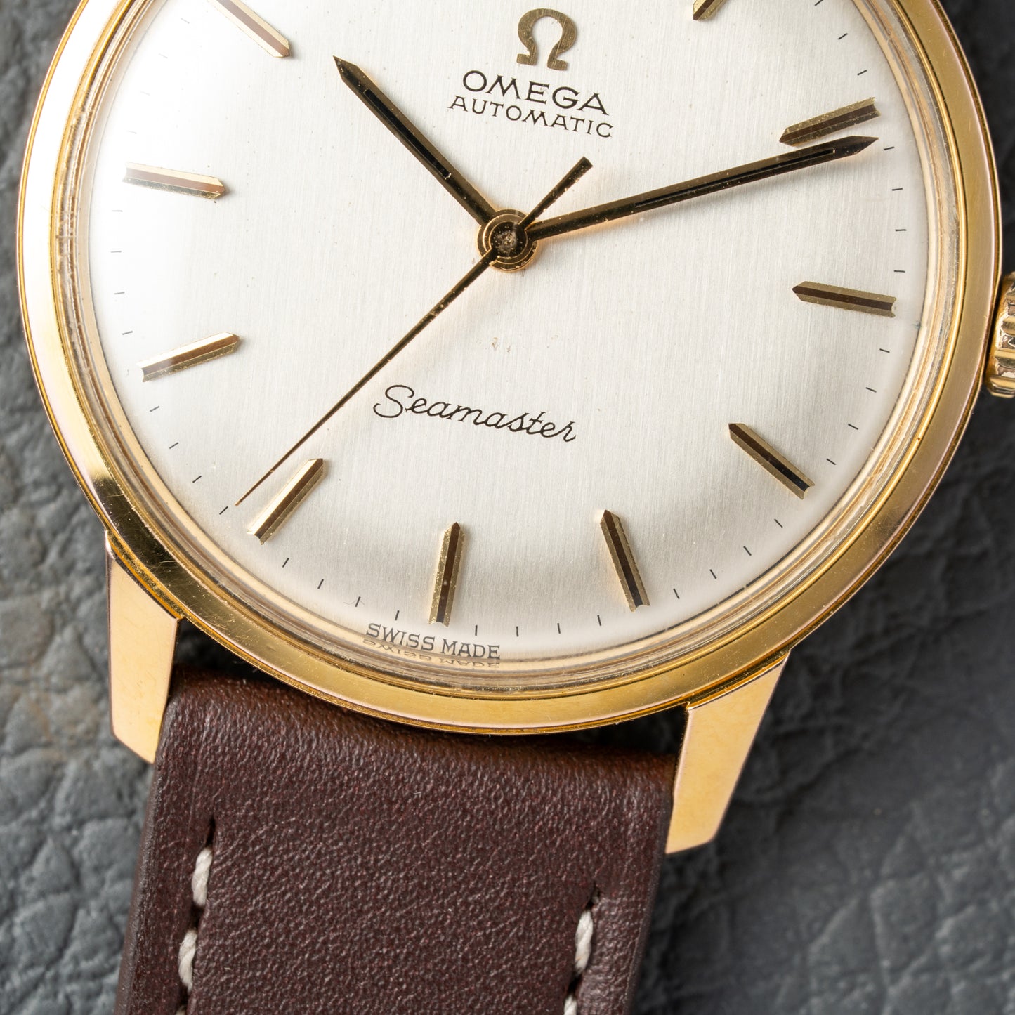Omega Seamaster Automatic Gold Plated from 1966 Ref. 165.002