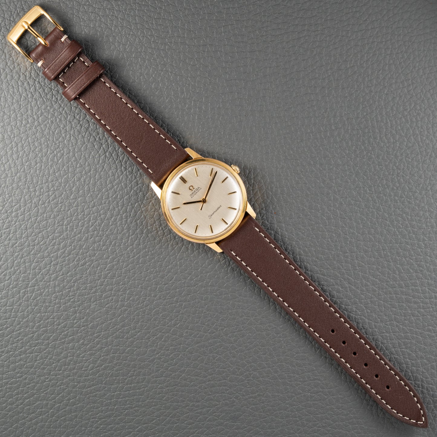 Omega Seamaster Automatic Gold Plated from 1966 Ref. 165.002