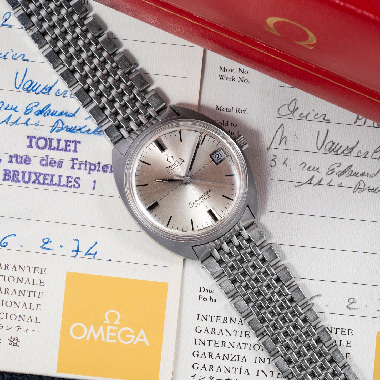 Omega Seamaster Cosmic BoR Full Set Ref 166.023 from 1974