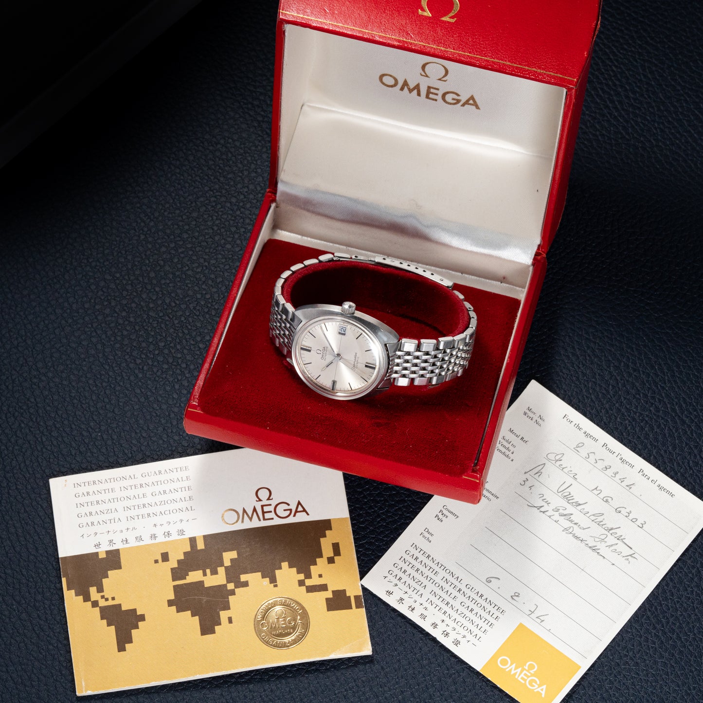 Omega Seamaster Cosmic BoR Full Set Ref 166.023 from 1974