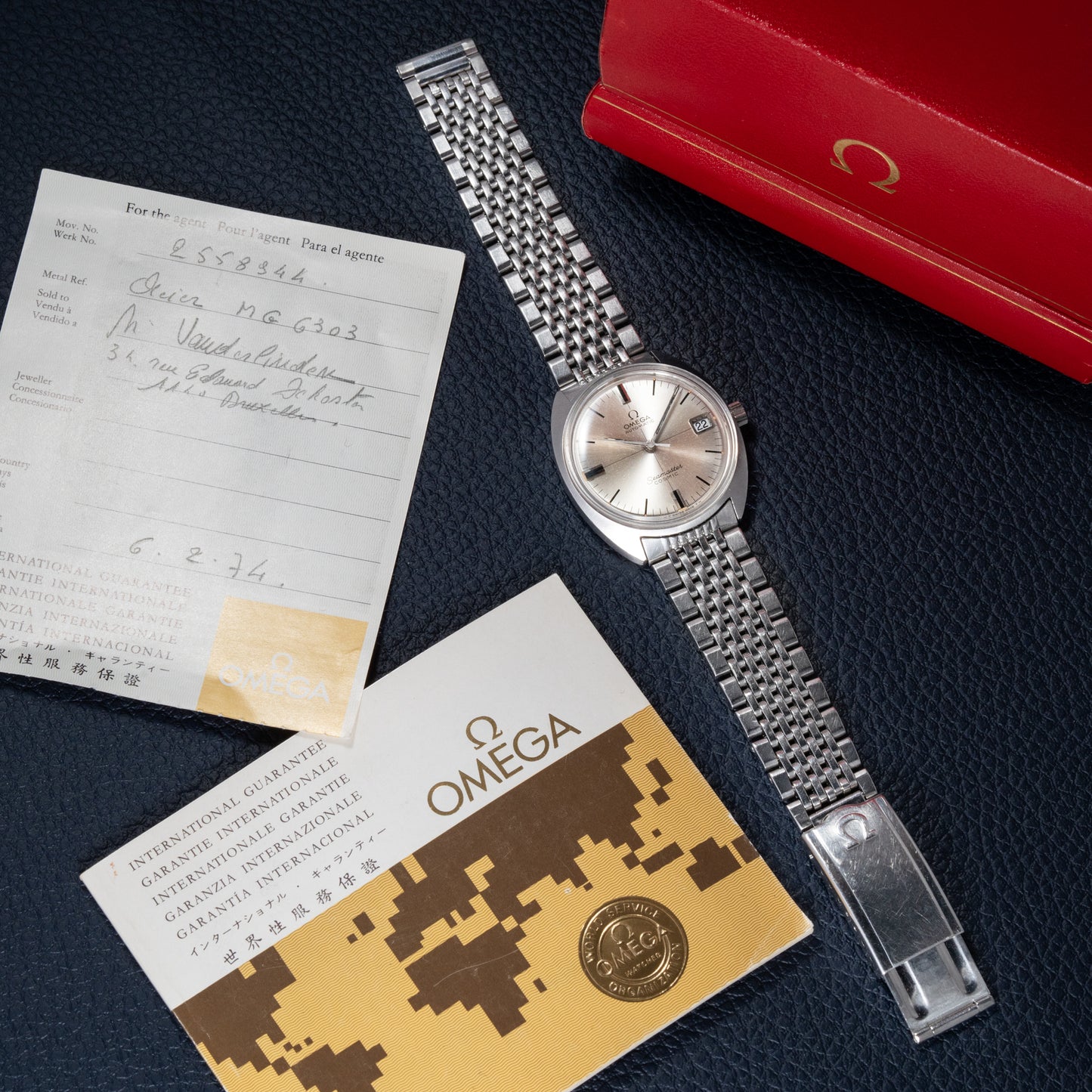 Omega Seamaster Cosmic BoR Full Set Ref 166.023 from 1974