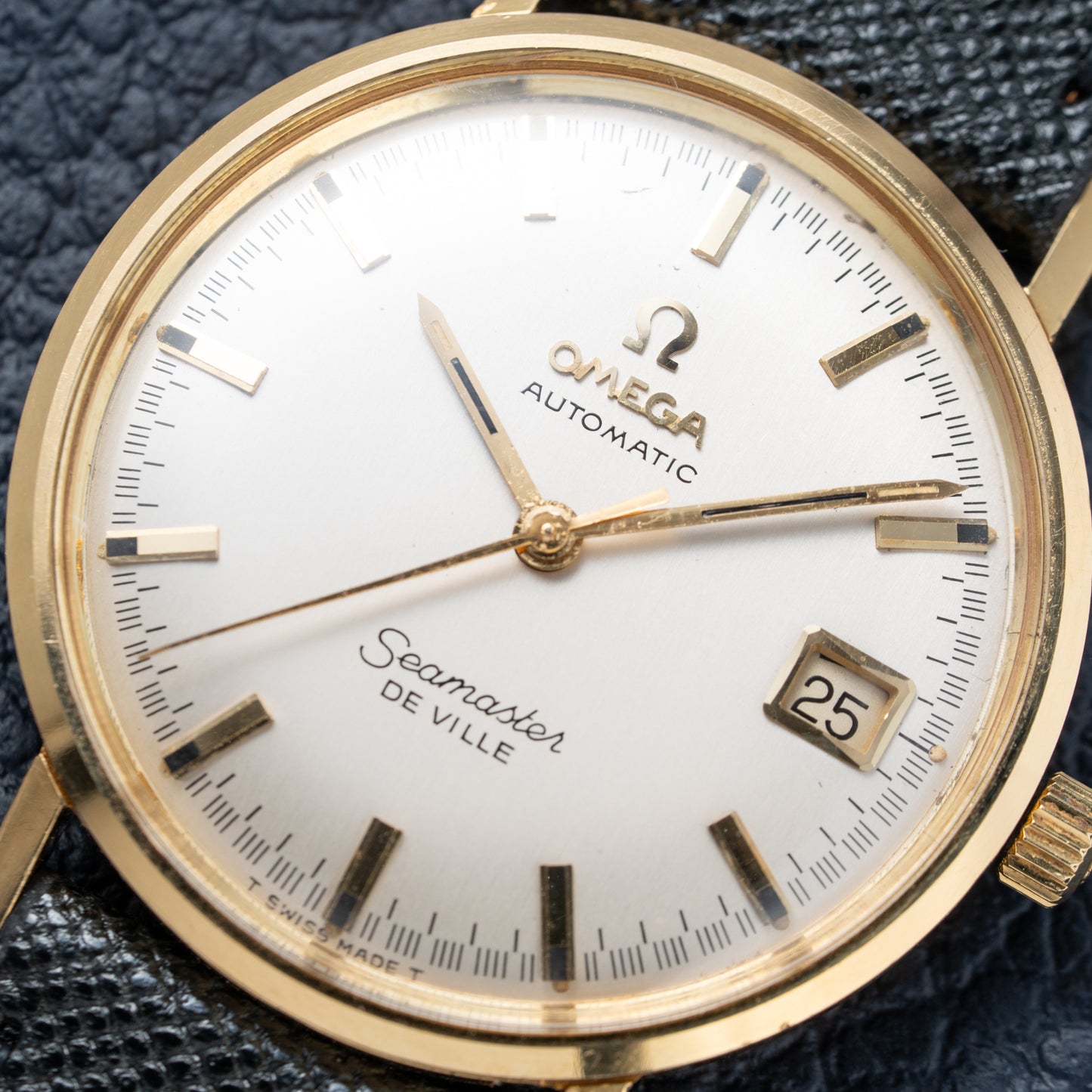 Omega Seamaster De Ville Automatic 18k with Racing Dial from 1963 Ross American Case
