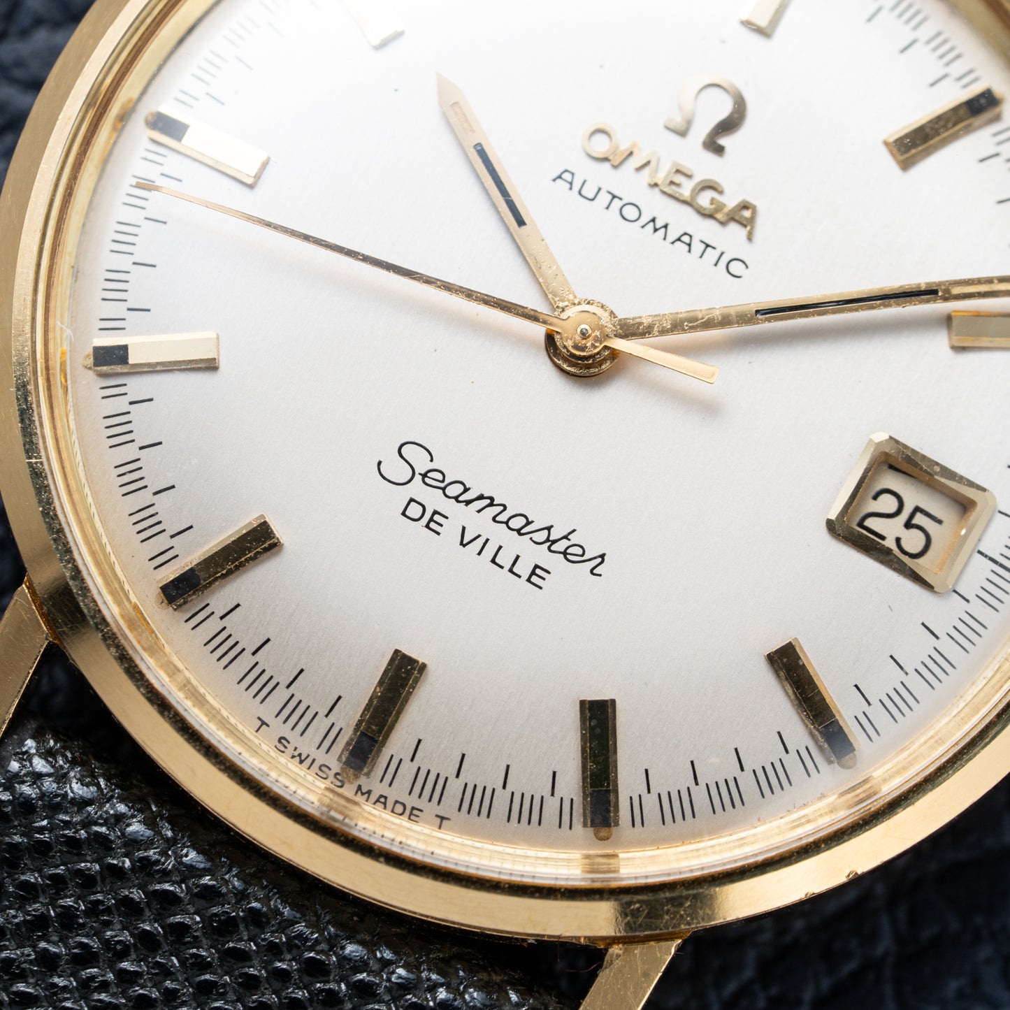 Omega Seamaster De Ville Automatic 18k with Racing Dial from 1963 Ross American Case