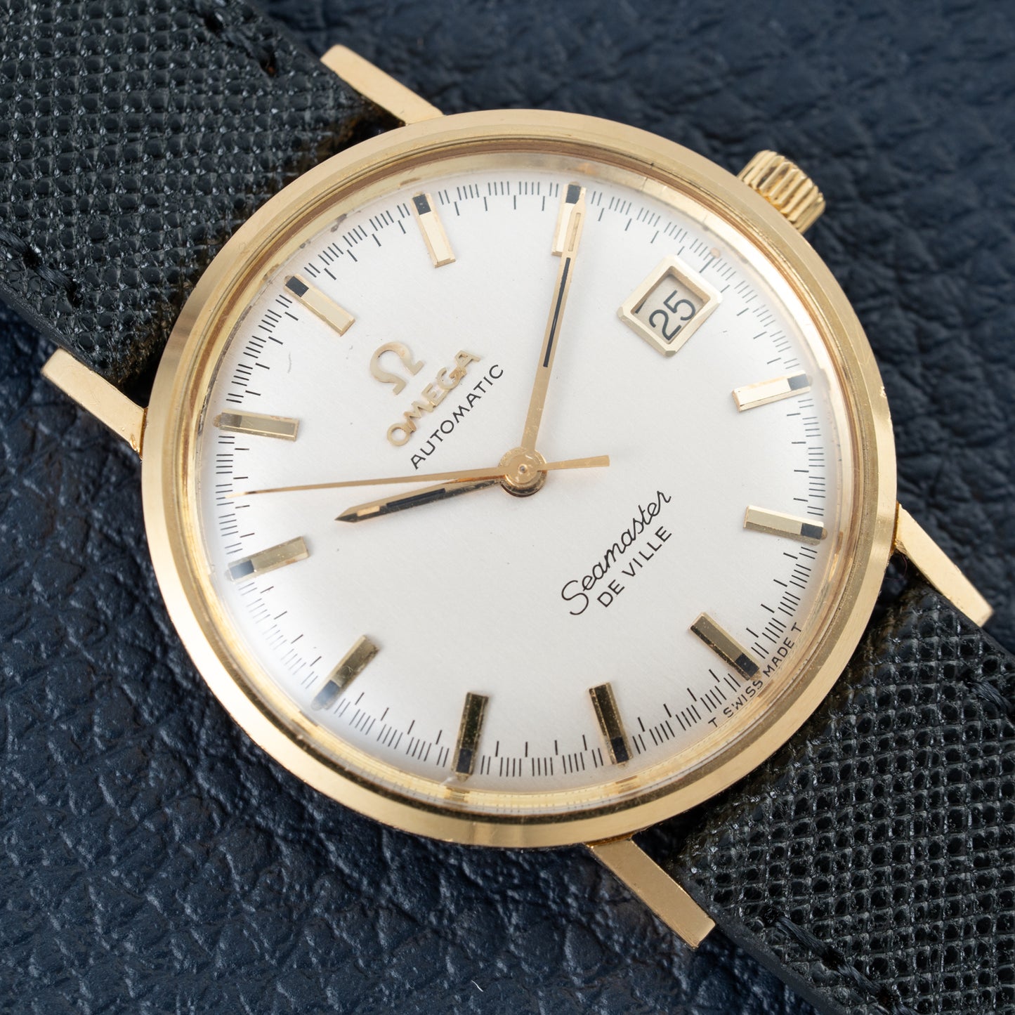 Omega Seamaster De Ville Automatic 18k with Racing Dial from 1963 Ross American Case