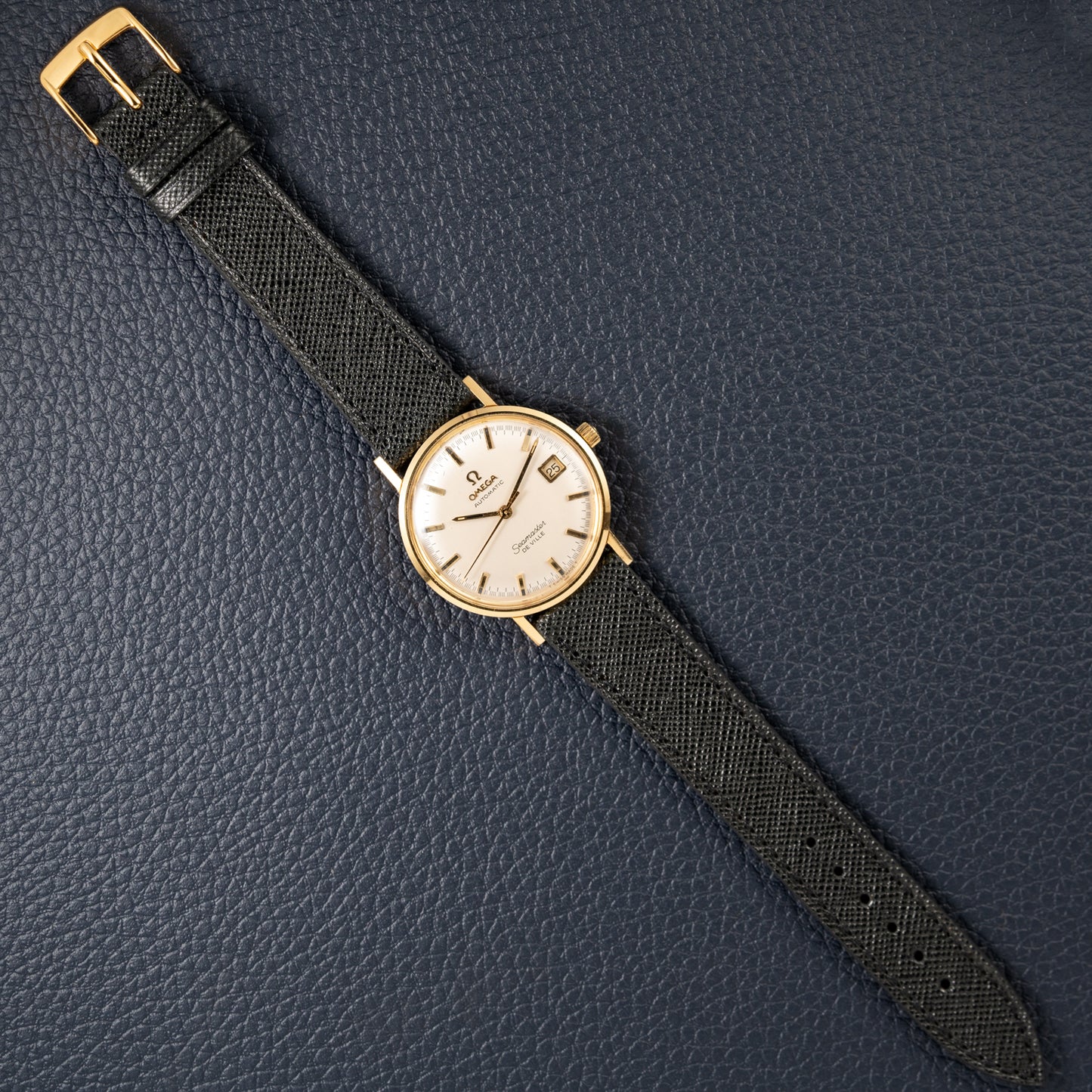 Omega Seamaster De Ville Automatic 18k with Racing Dial from 1963 Ross American Case