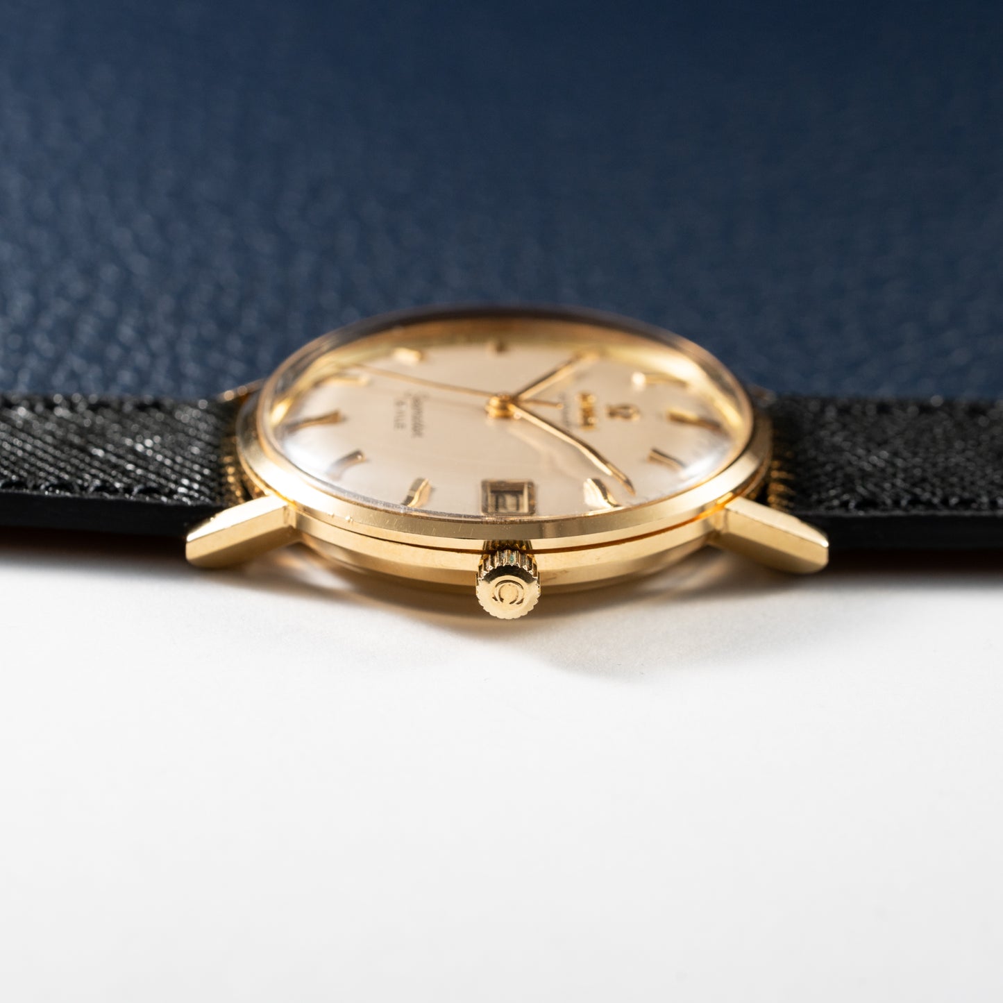 Omega Seamaster De Ville Automatic 18k with Racing Dial from 1963 Ross American Case