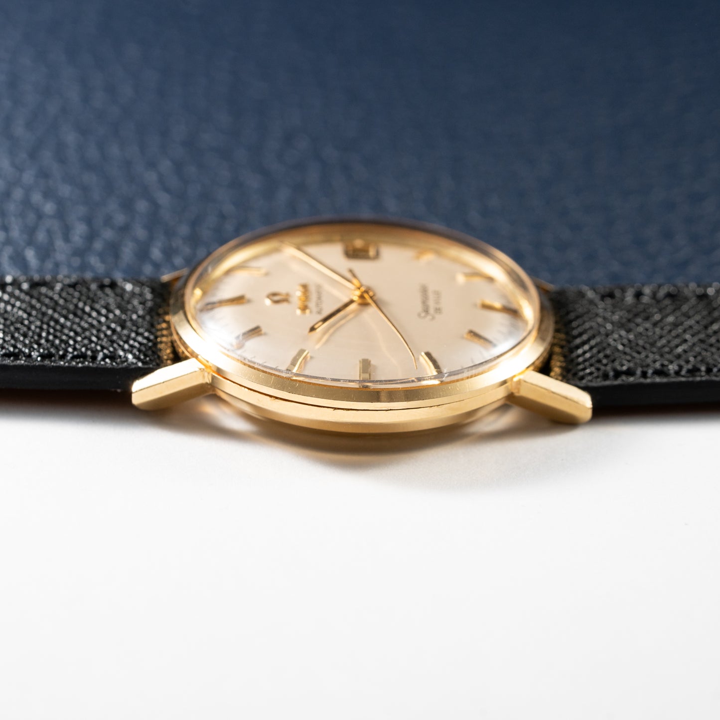 Omega Seamaster De Ville Automatic 18k with Racing Dial from 1963 Ross American Case