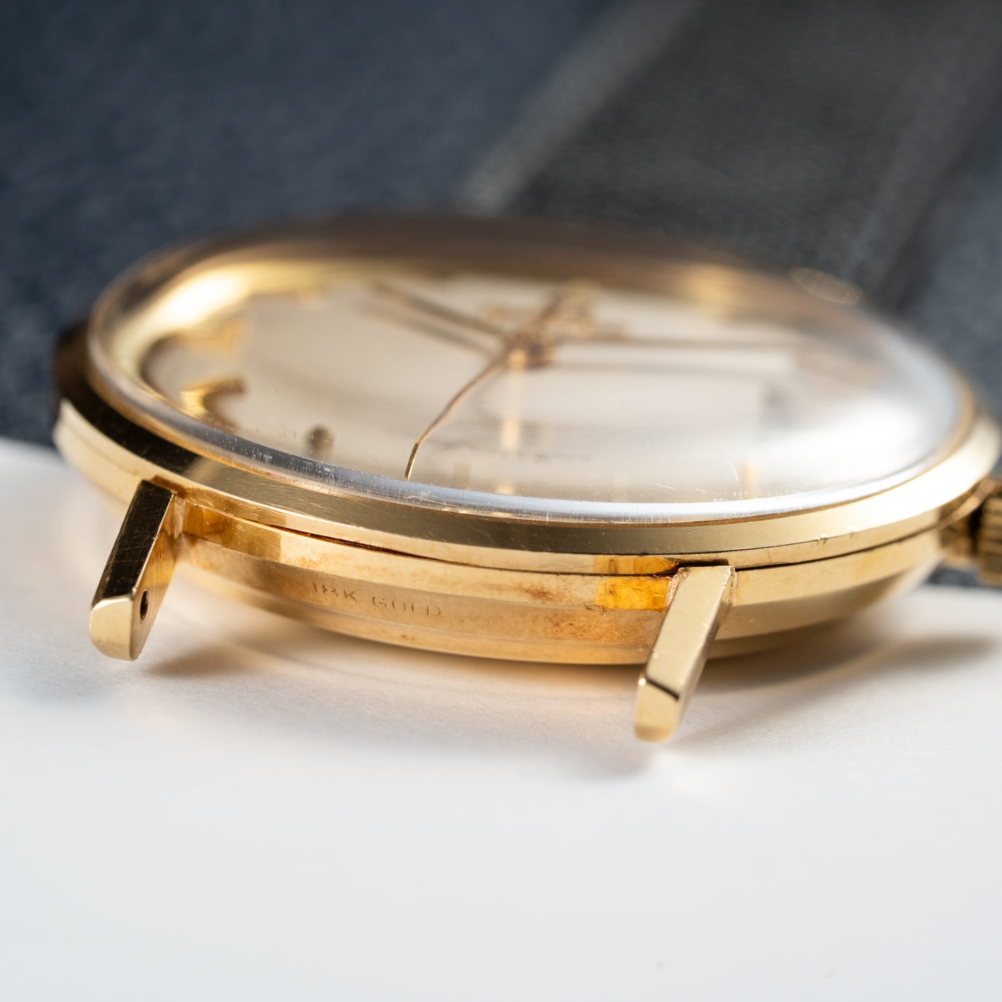 Omega Seamaster De Ville Automatic 18k with Racing Dial from 1963 Ross American Case