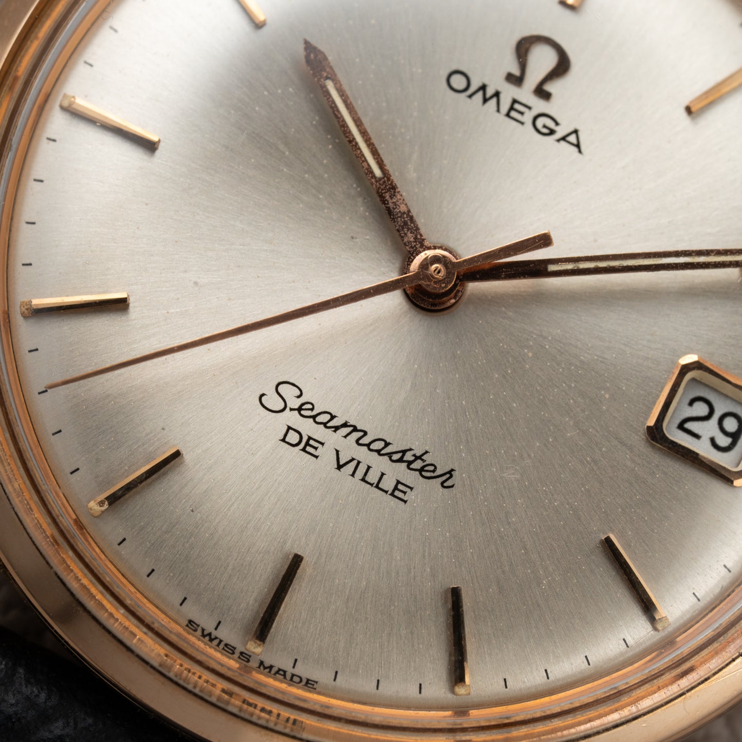 Omega Seamaster De Ville 18K Rosé Gold French Case Ref. 136.20 from 1963