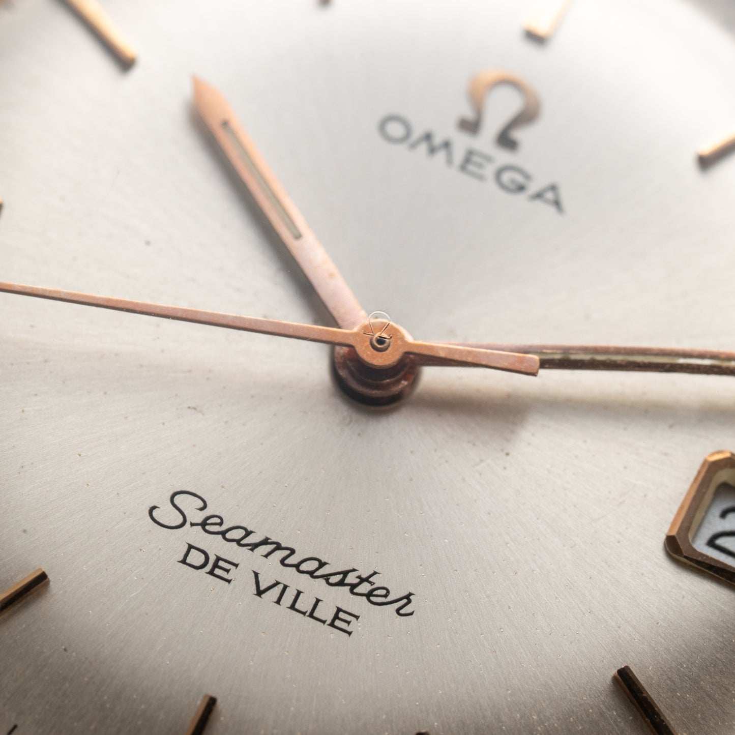 Omega Seamaster De Ville 18K Rosé Gold French Case Ref. 136.20 from 1963