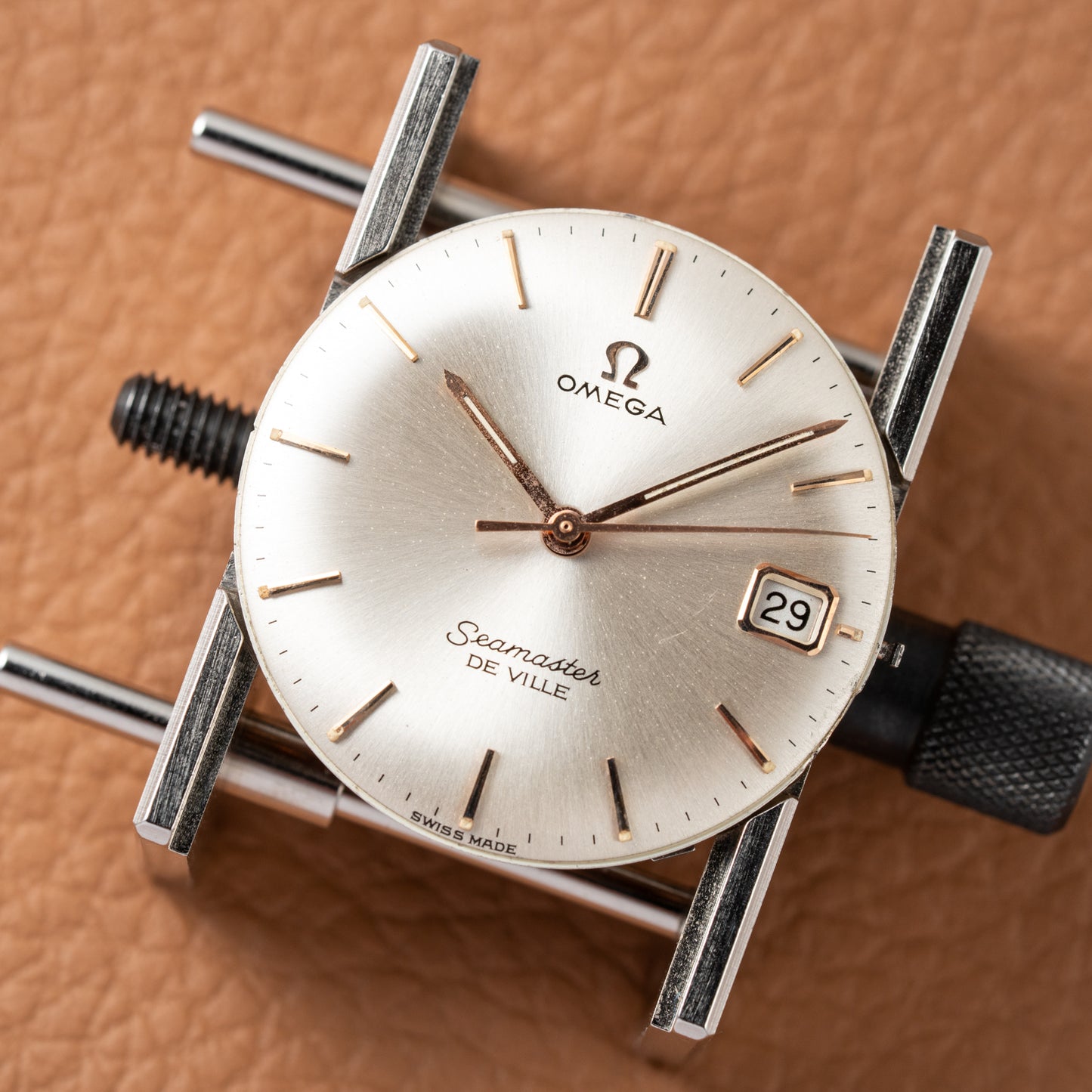 Omega Seamaster De Ville 18K Rosé Gold French Case Ref. 136.20 from 1963