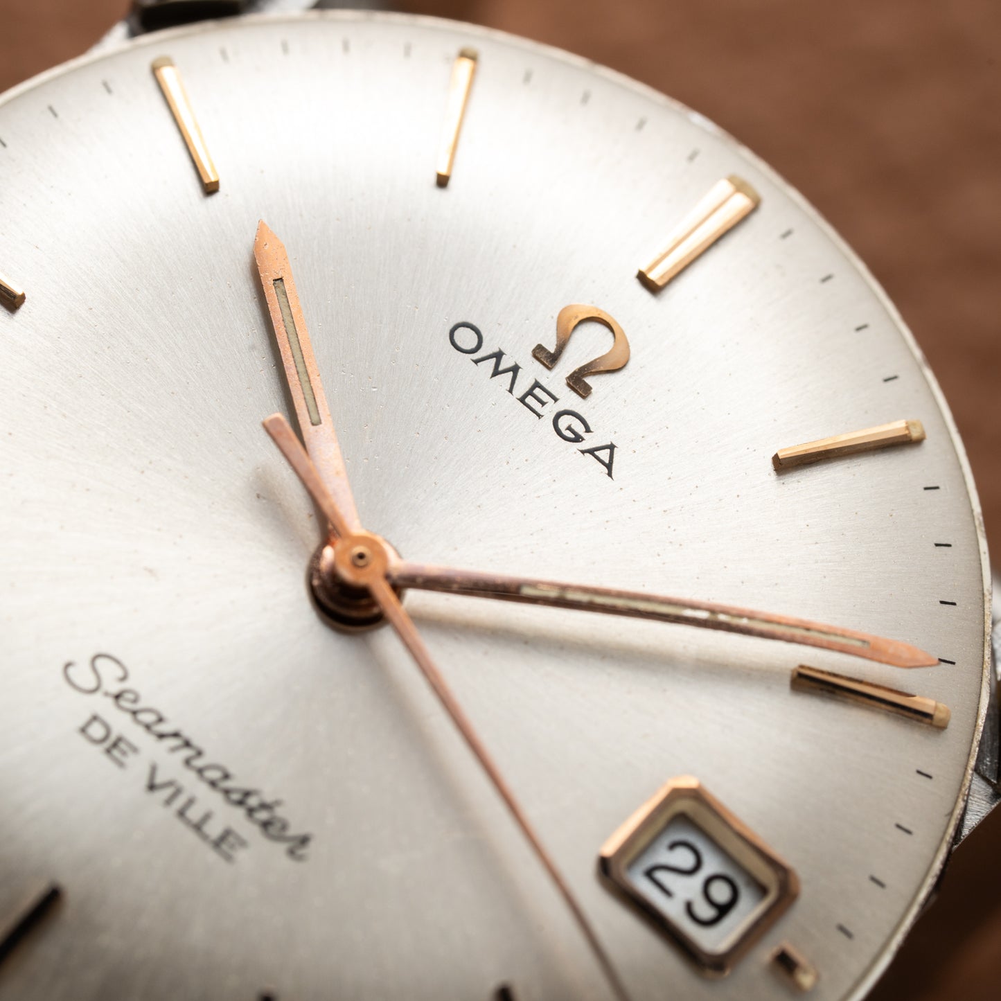 Omega Seamaster De Ville 18K Rosé Gold French Case Ref. 136.20 from 1963