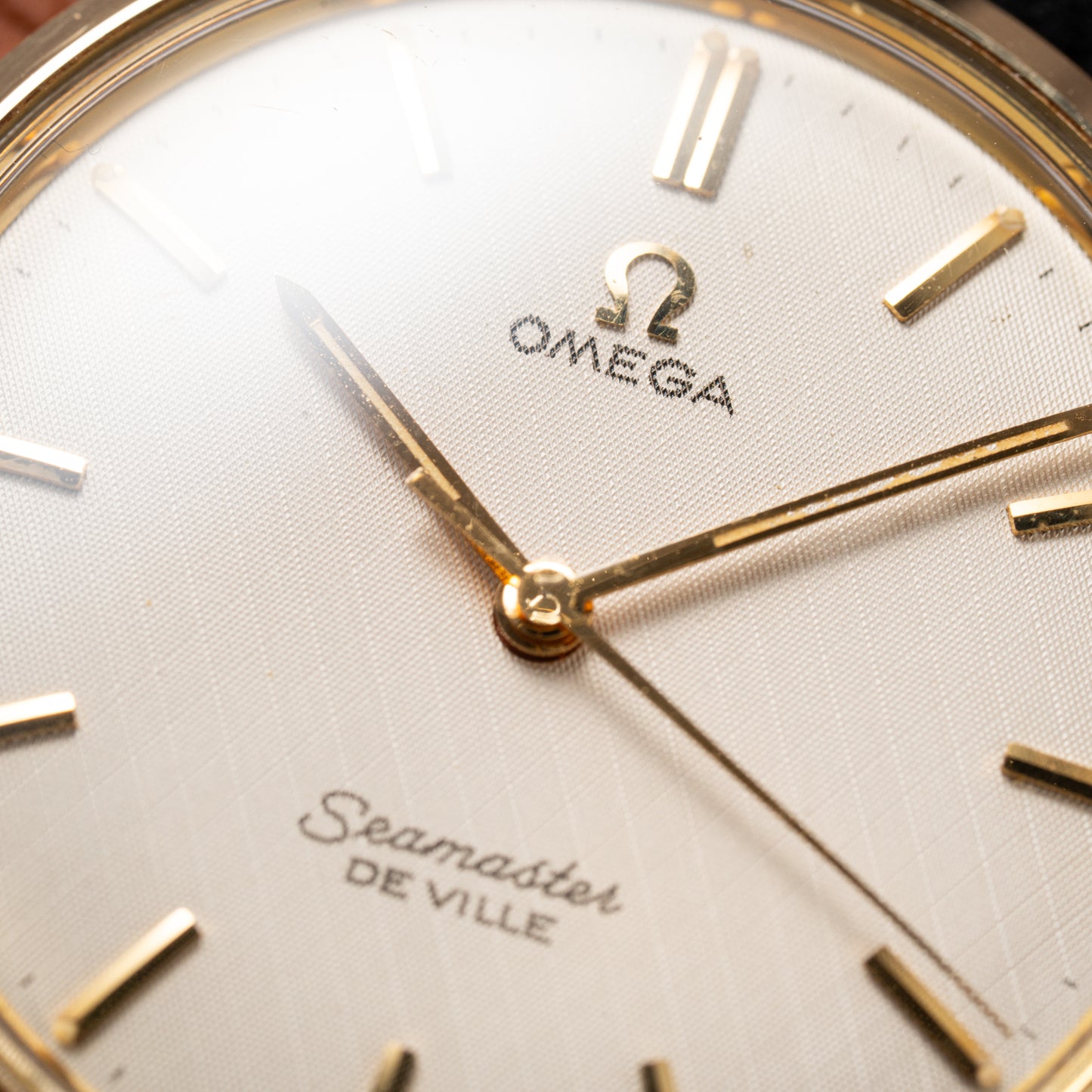 Omega Seamaster De Ville with Rare Linen Dial from 1964
