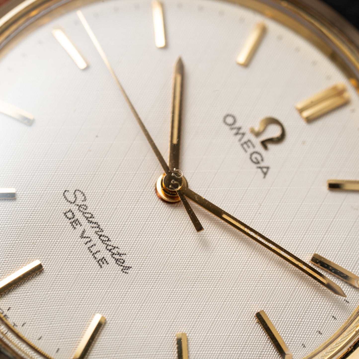 Omega Seamaster De Ville with Rare Linen Dial from 1964