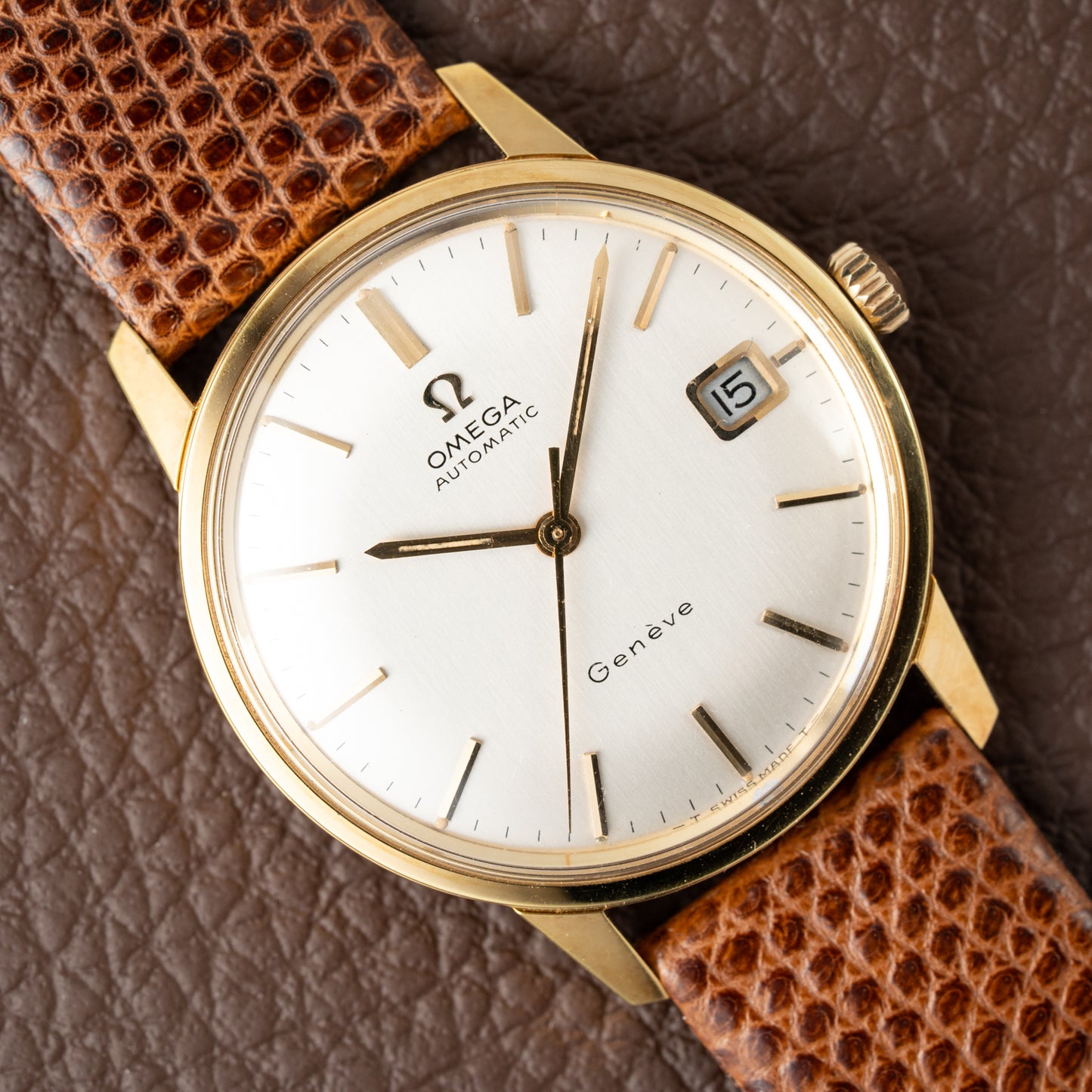 Omega Seamaster Genève Automatic Date from 1968 - New Old Stock (NOS) ref 166.002